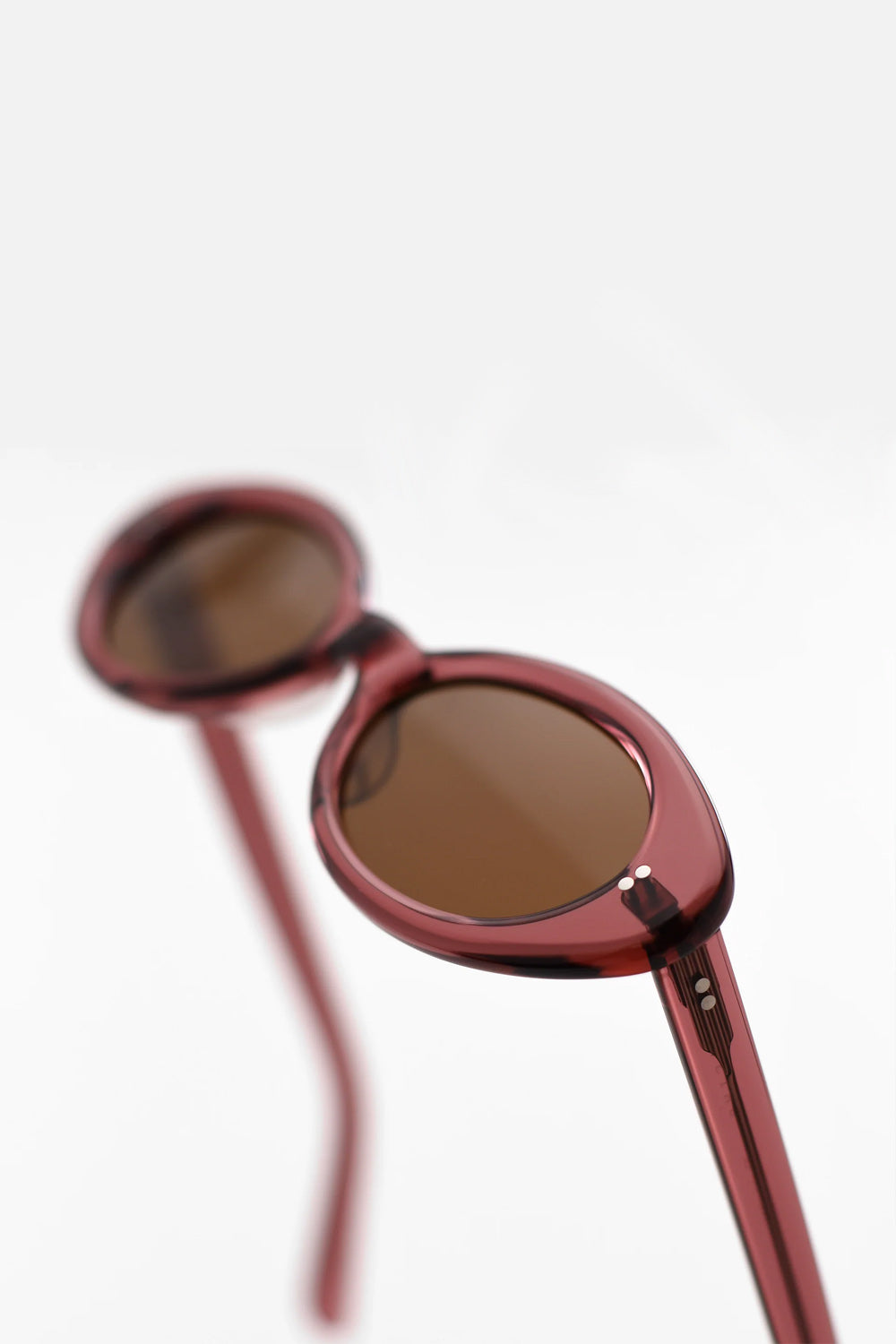 Akila Daisy Plum Frame Brown Lens