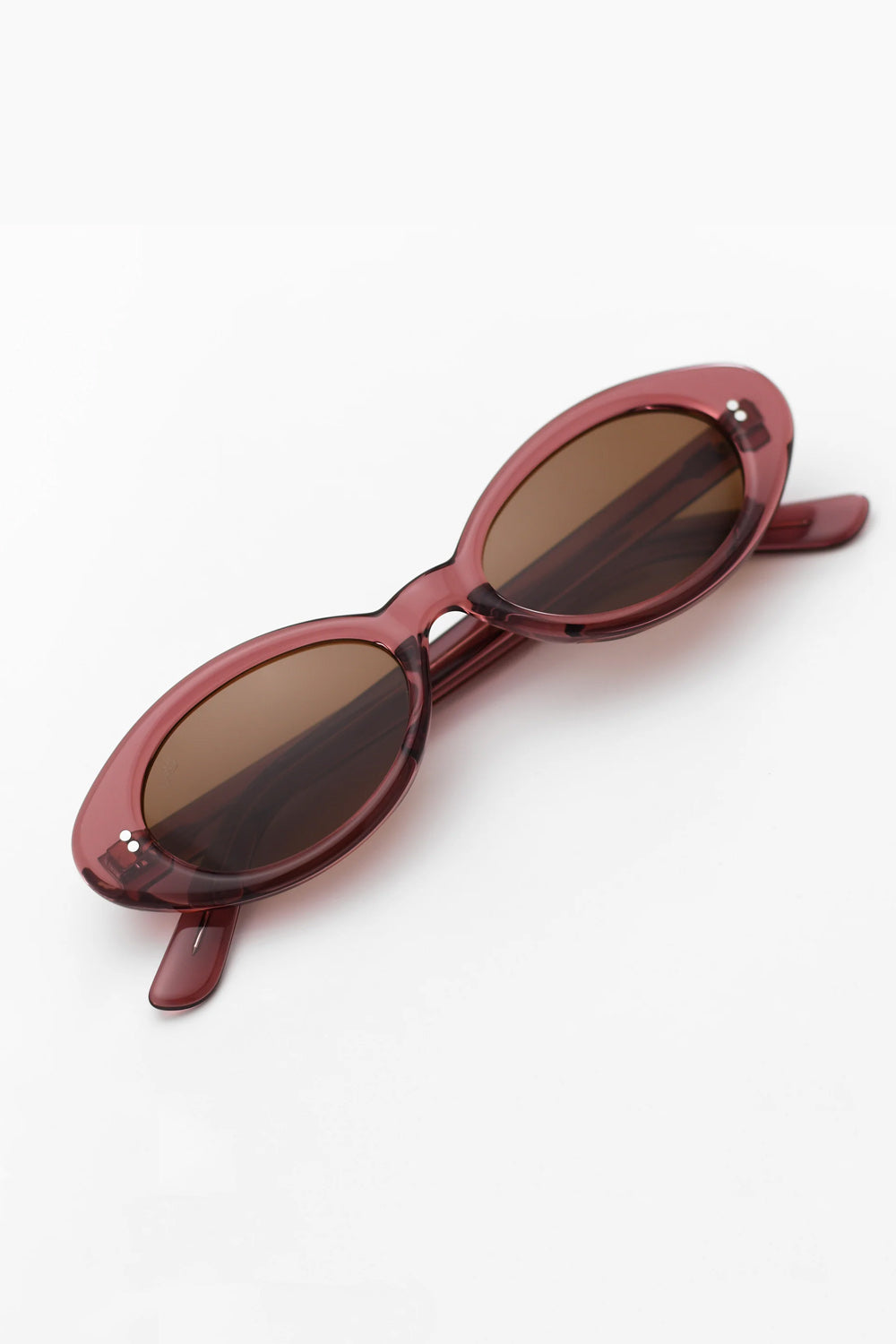 Akila Daisy Plum Frame Brown Lens