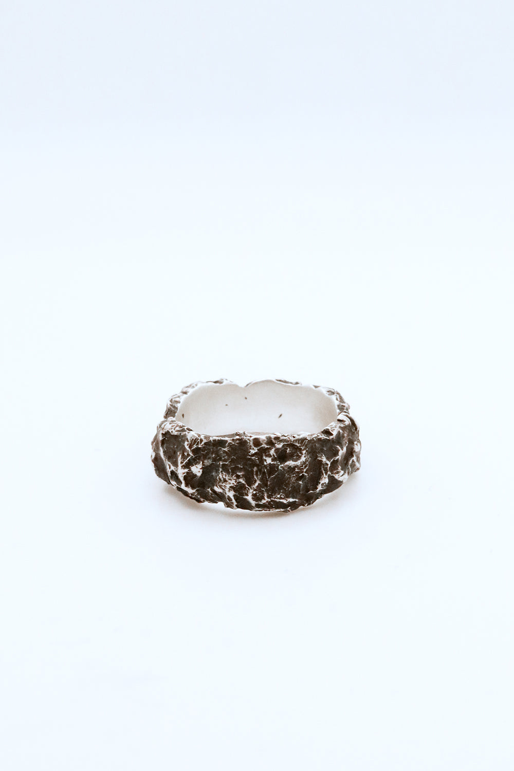 Ian Clapper Sterling Silver Thick Stacker Band
