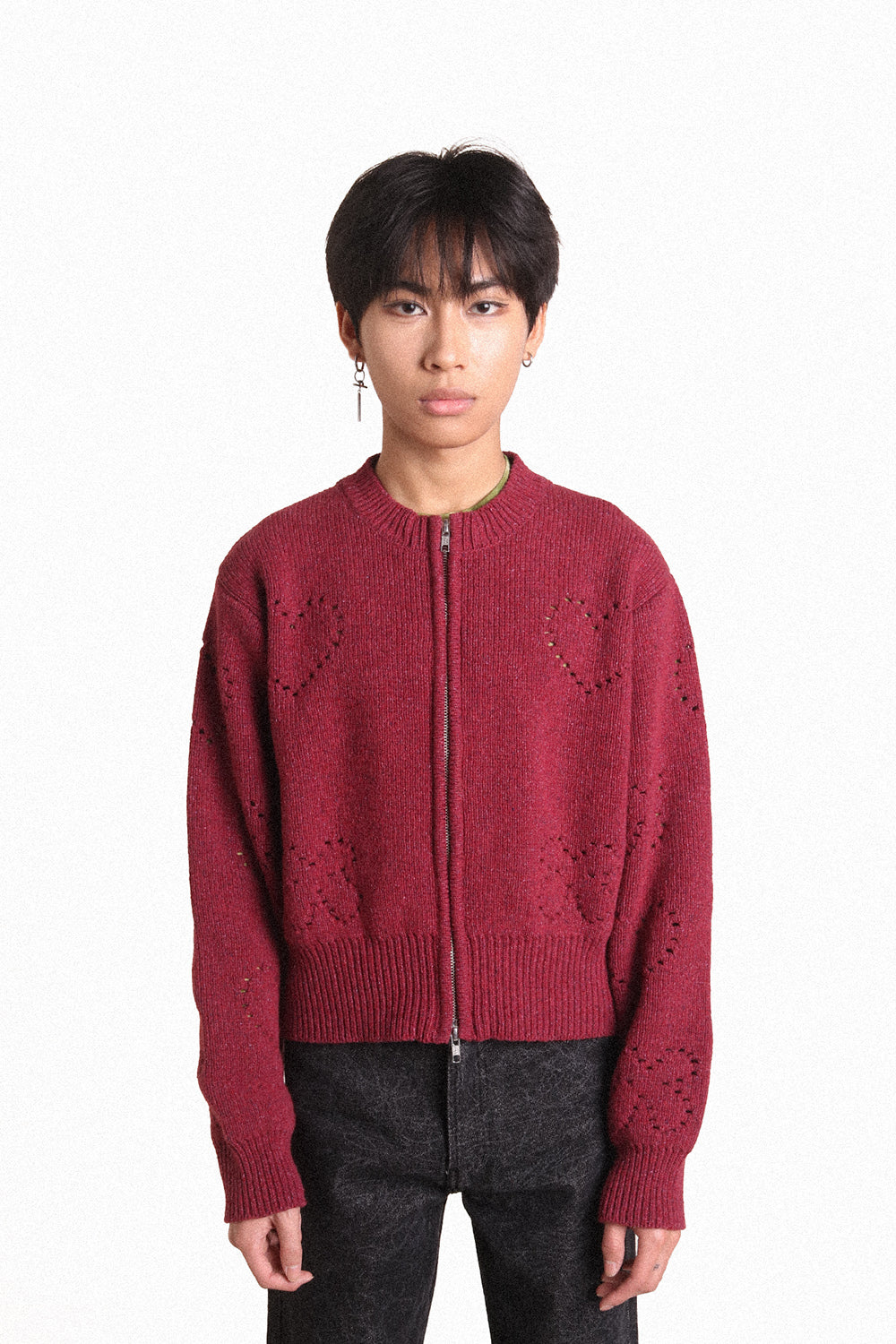 Carne Bollente Heart Me Baby Zip Cardigan – BY.EVERYONE