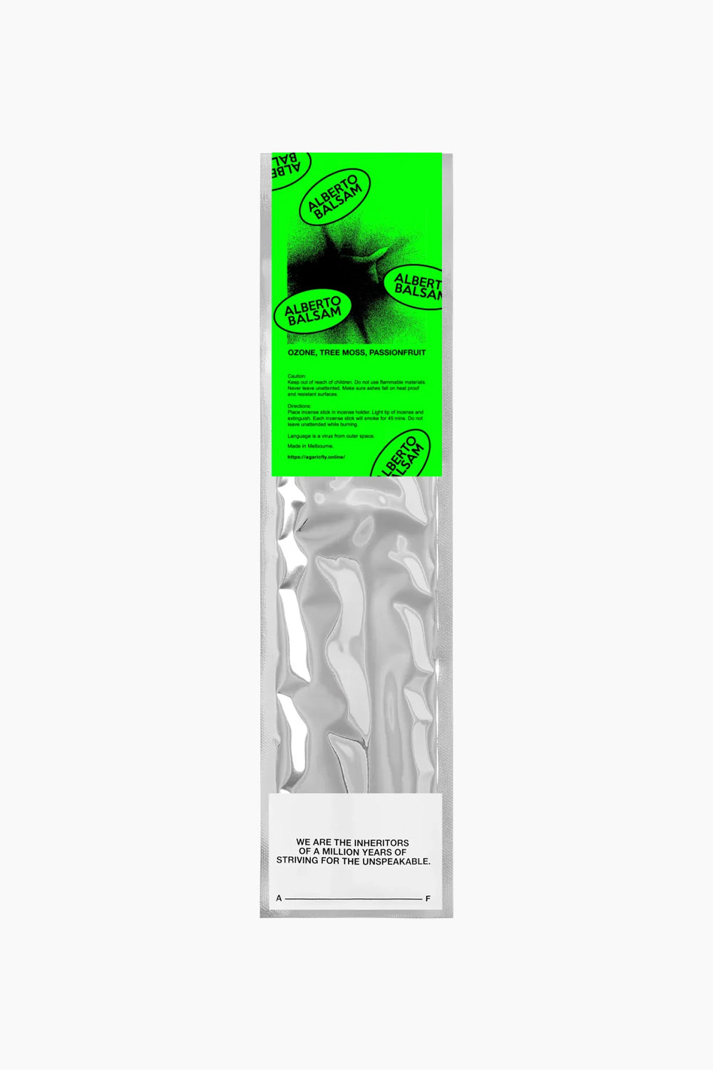 Agaric Fly Alberto Balsam Incense