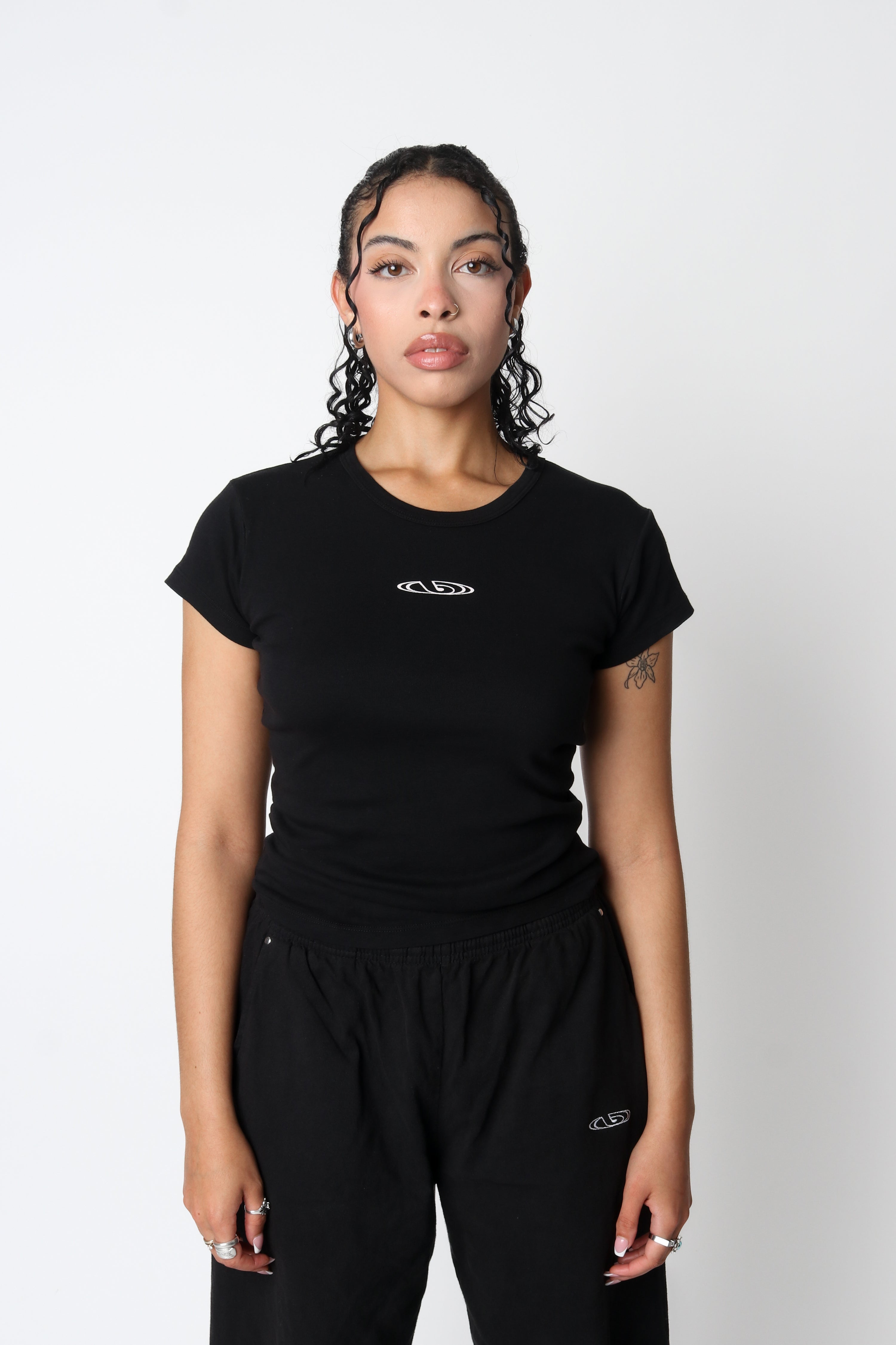 By.Everyone Shop Logo Black Baby Tee