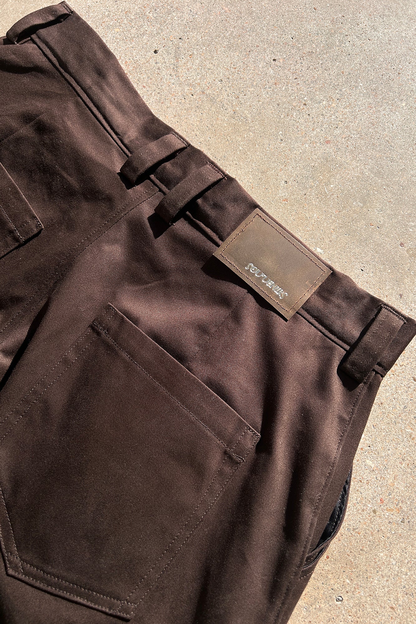Souvenirs Himi Chocolate Brown Cargo Pants