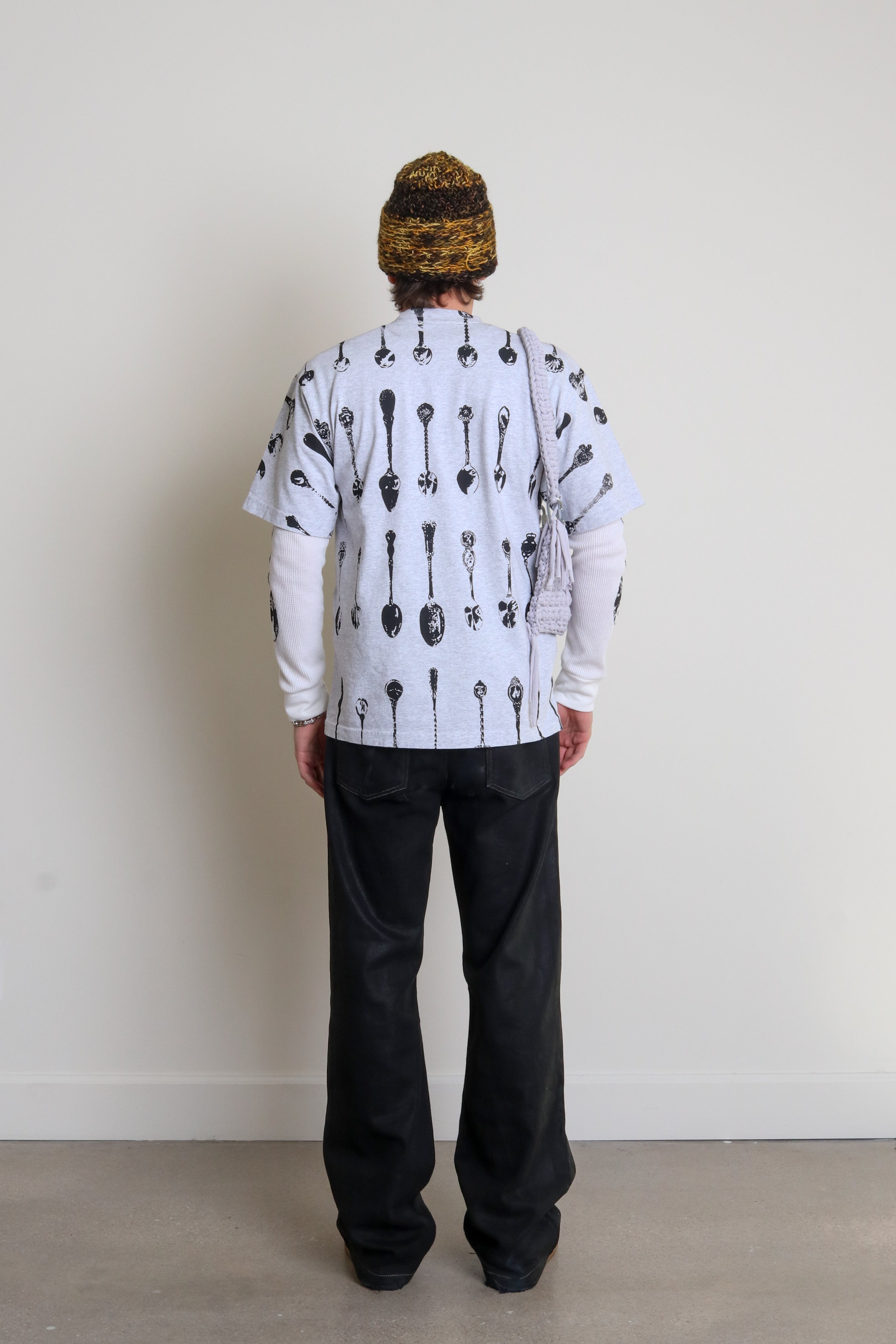 Souvenirs By.Everyone Spoons Graph T-Shirt Ash Grey