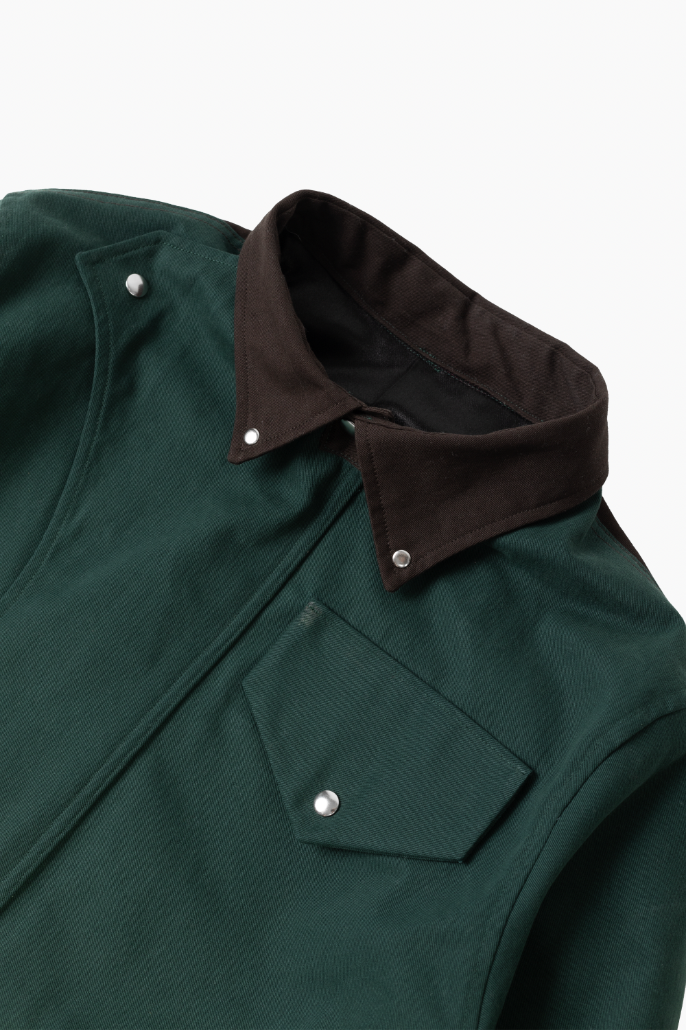 Souvenirs Delilah Jacket Hunter Green & Chocolate