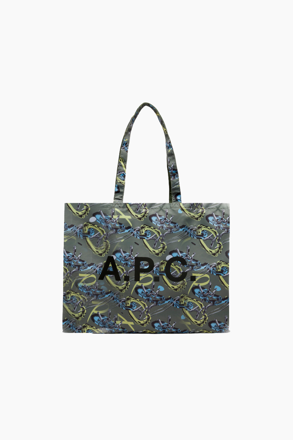 A.P.C. x Brain Dead Diane Reversible Tote - Green