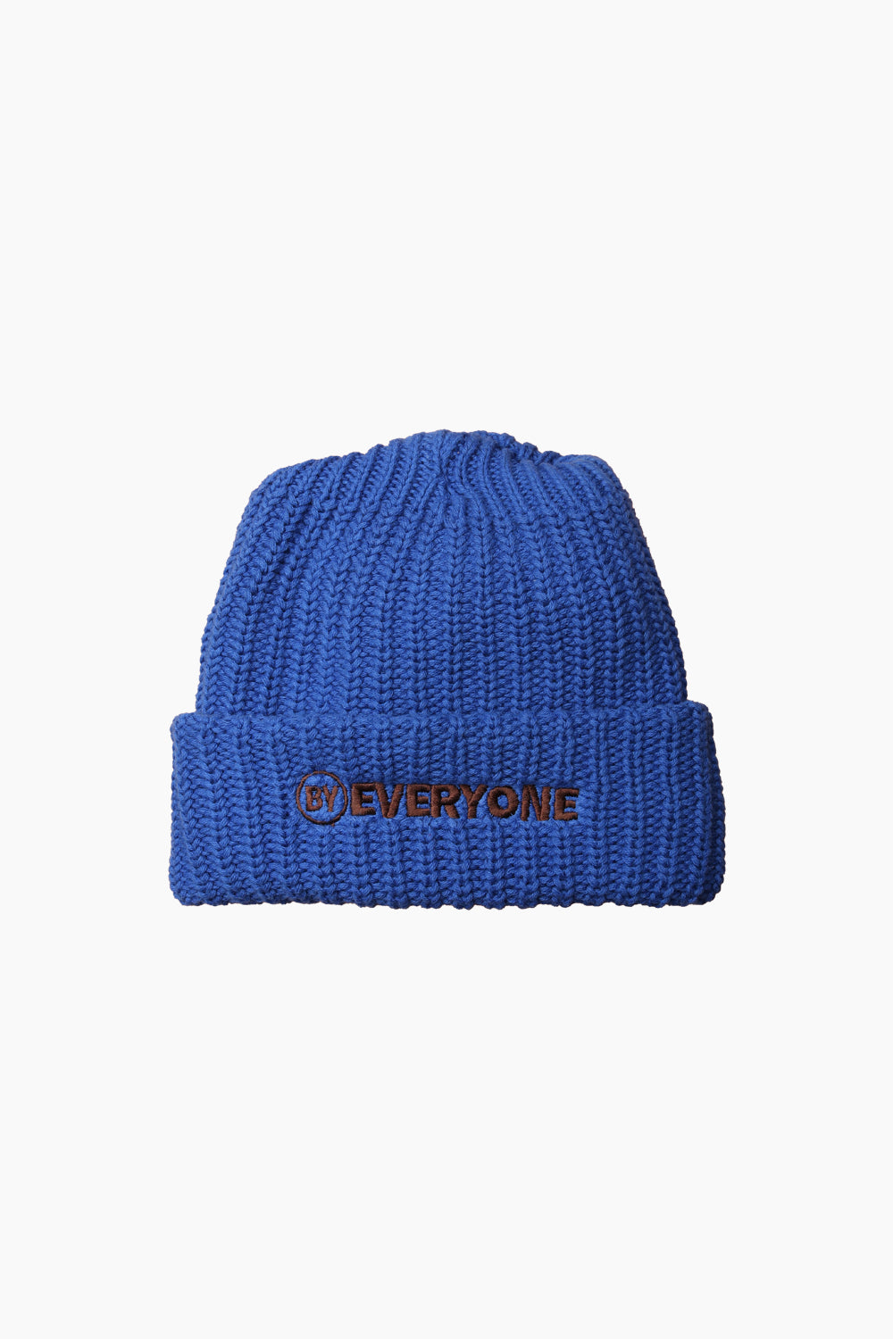 By.Everyone Spell-Out Logo Beanie Cobalt Blue