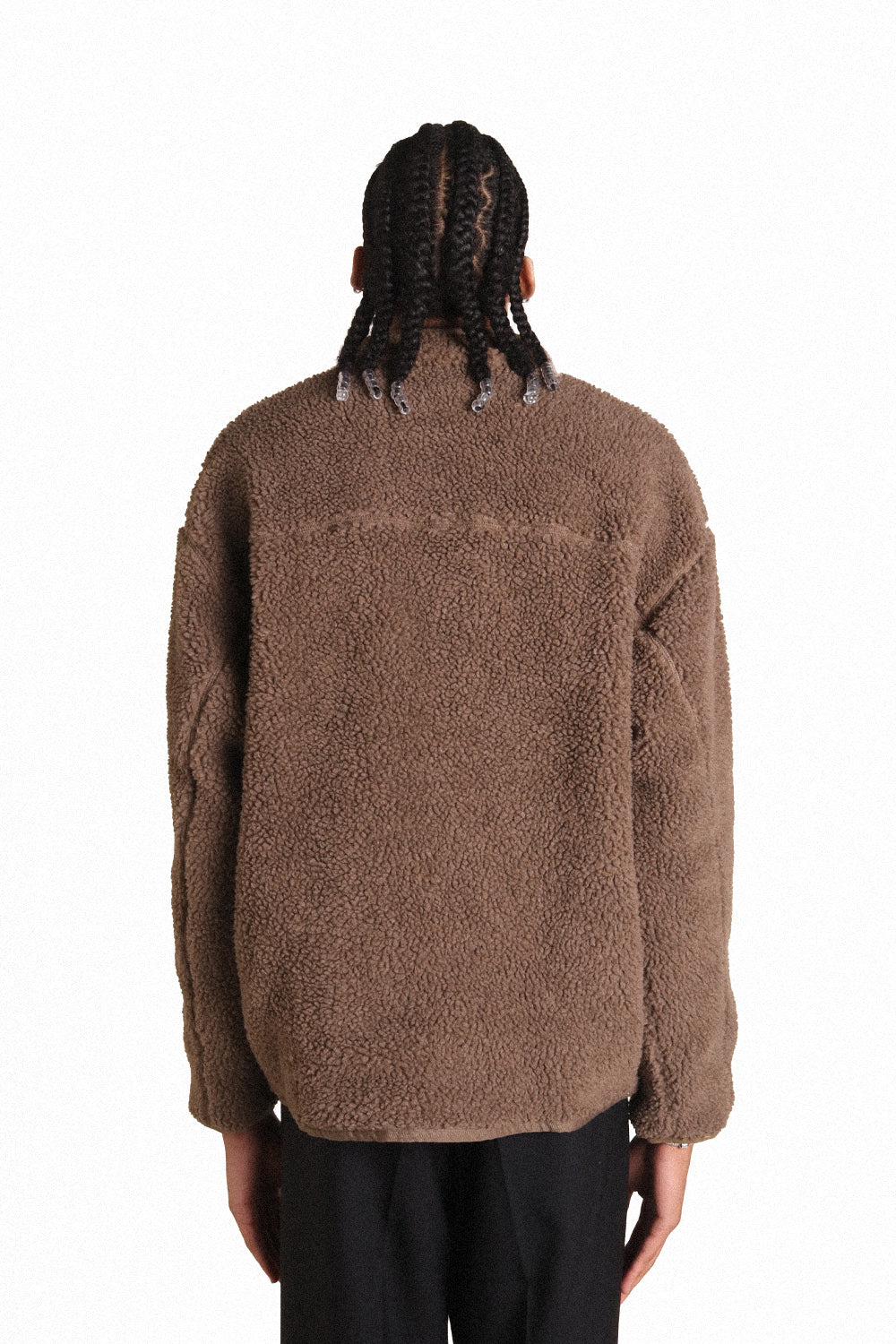 Satta Plum Brown Bigfoot Fleece Jacket