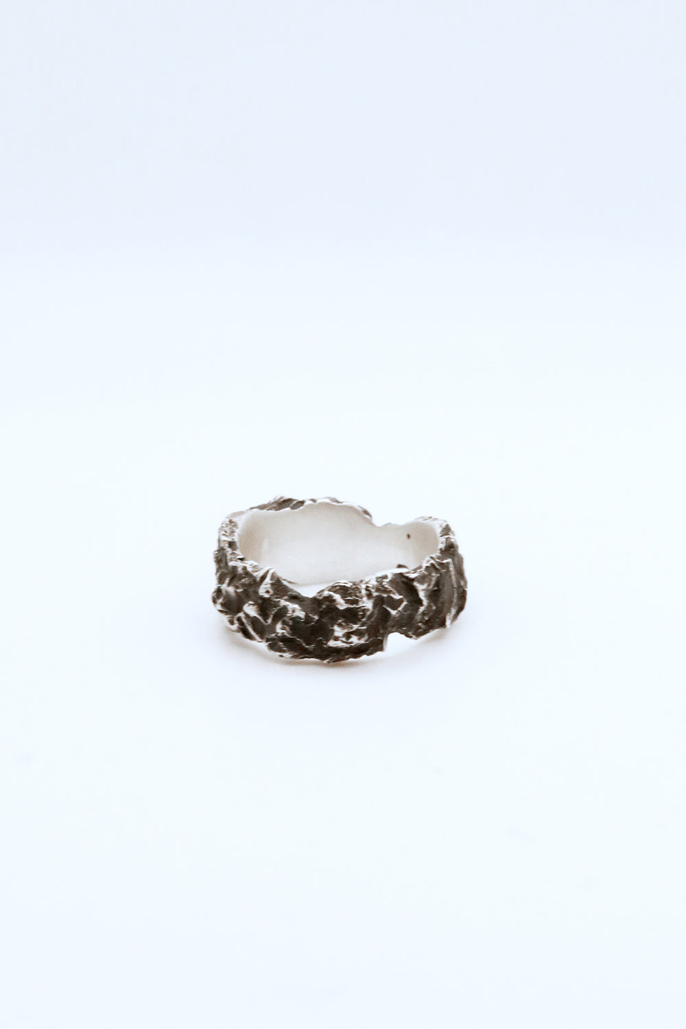 Ian Clapper Sterling Silver Thick Stacker Band