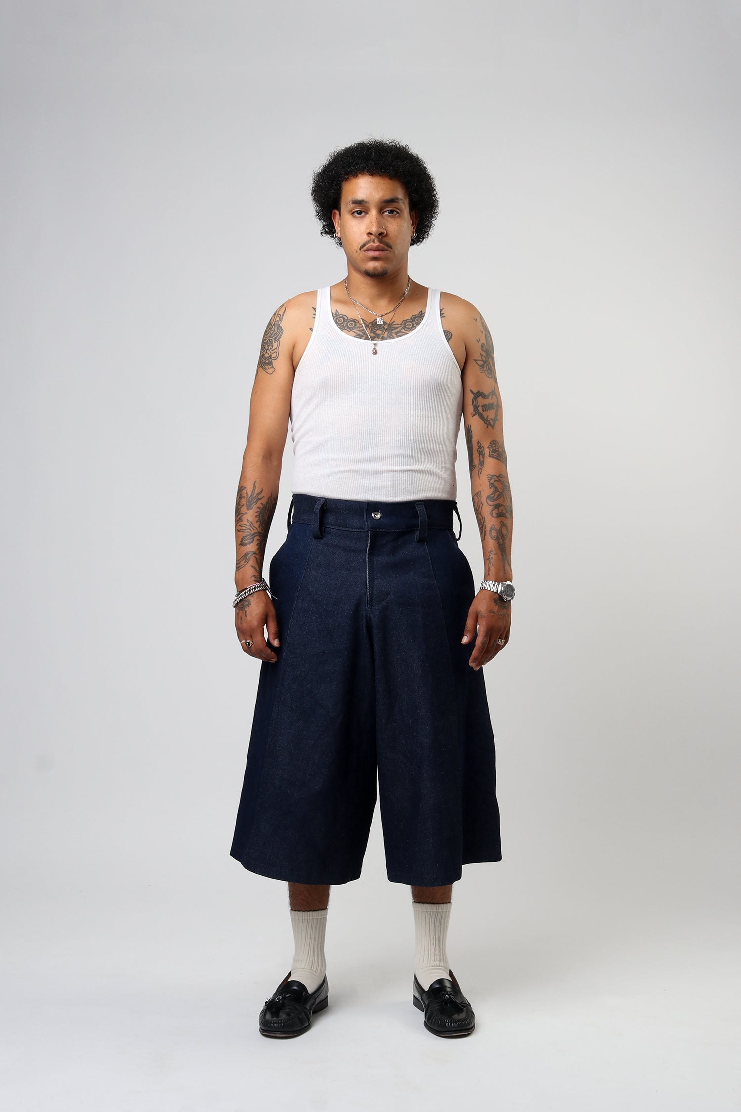 Souvenirs Indigo Hand-Me-Down Shorts
