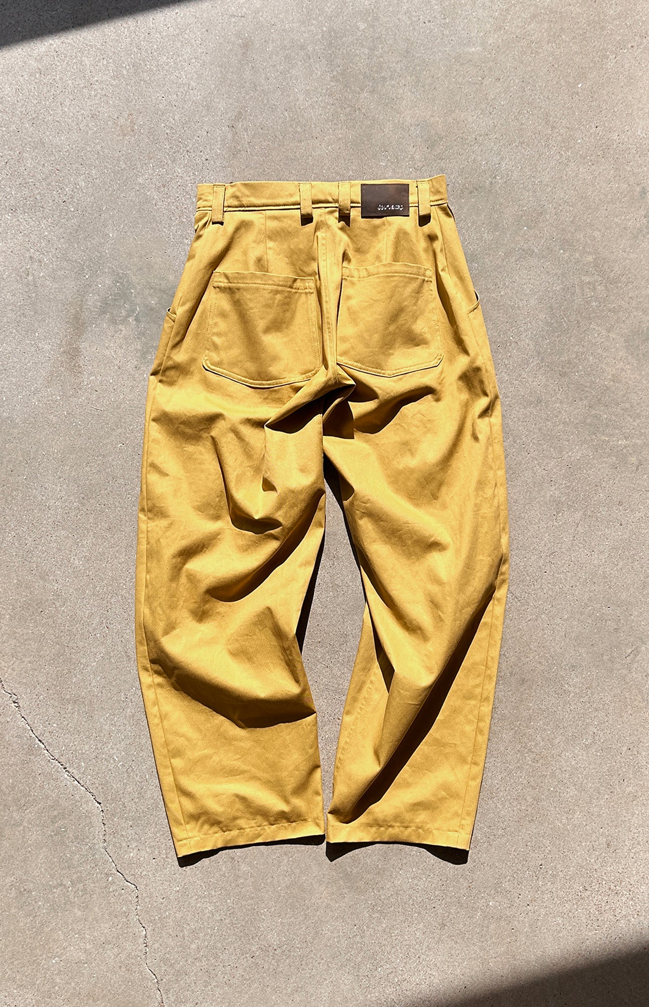 Souvenirs Muzaffar Honey Mustard Trouser
