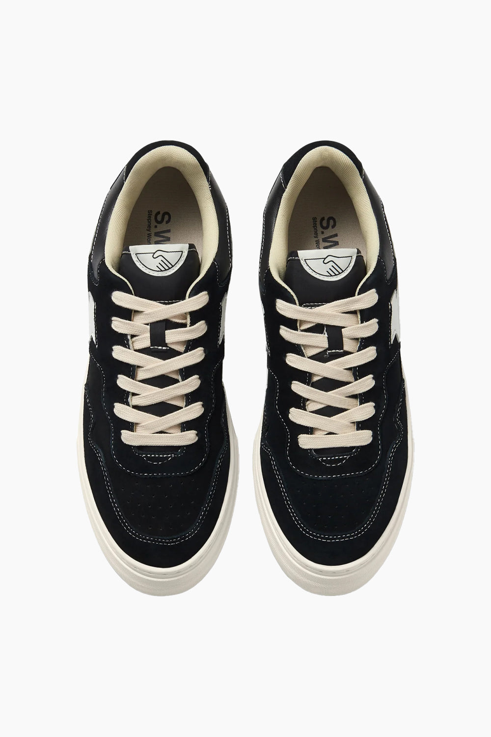 Stepney Workers Club Pearl S-Strike Black & White Suede