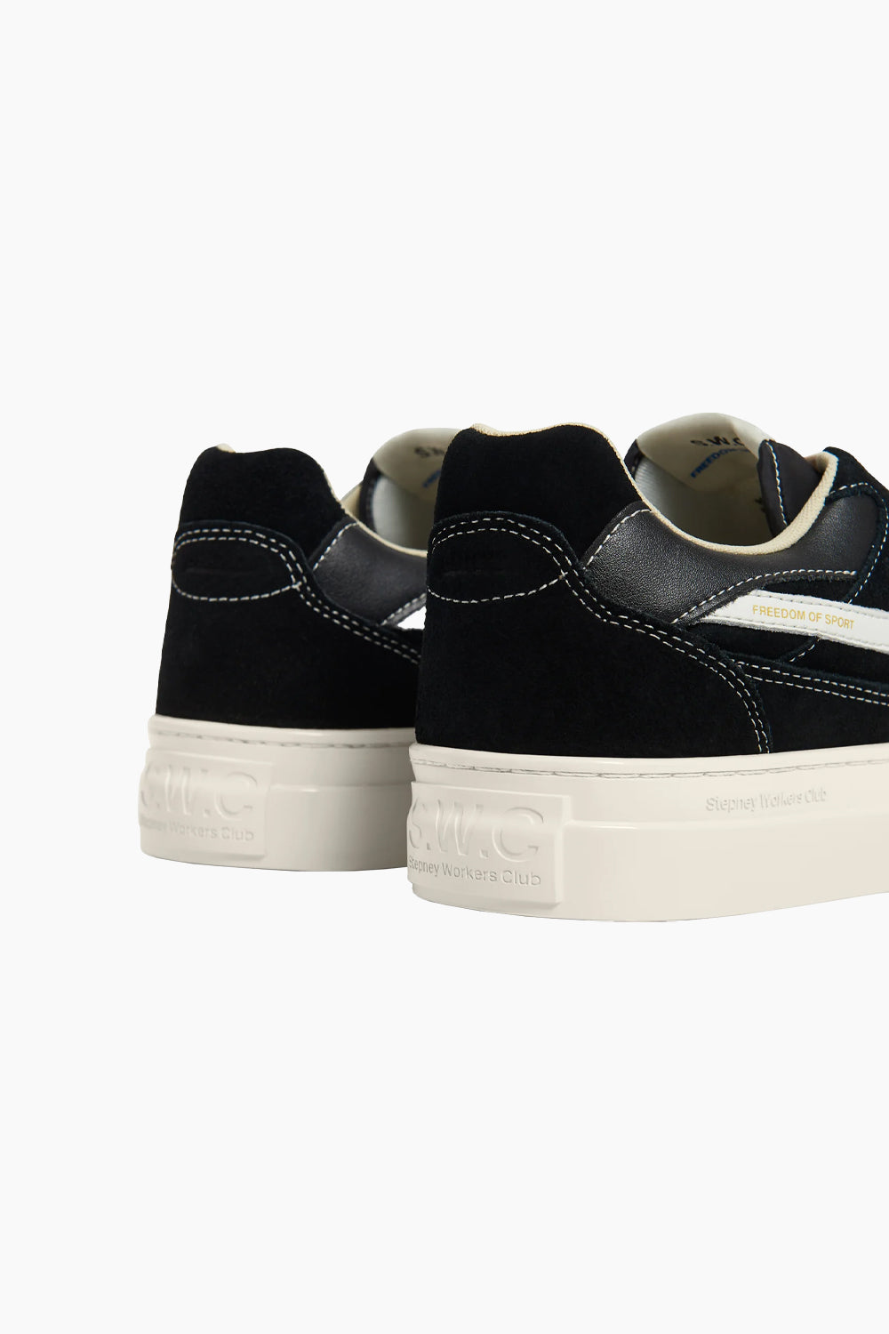 Stepney Workers Club Pearl S-Strike Black & White Suede