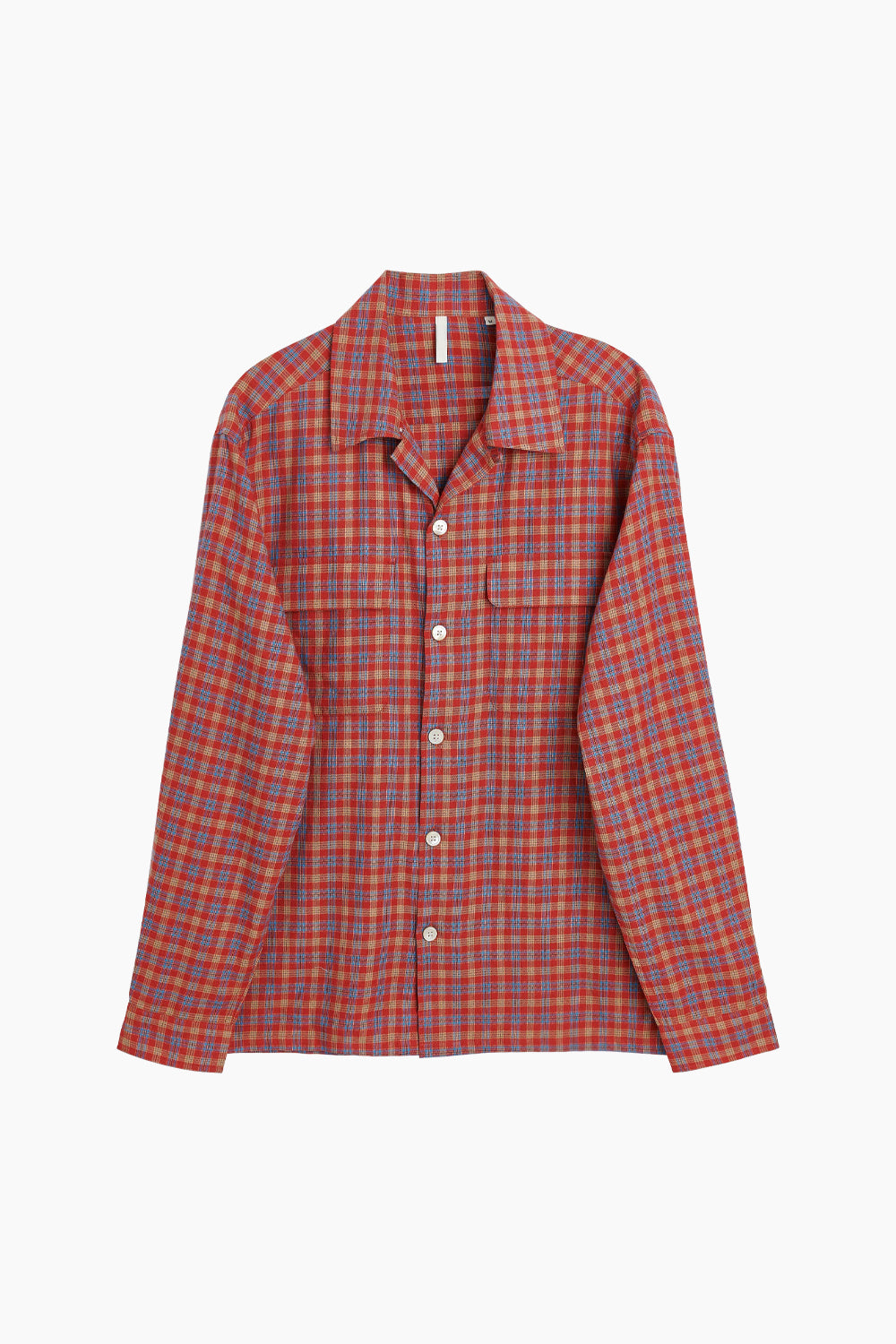 Sunflower Red Check Pocket Shirt