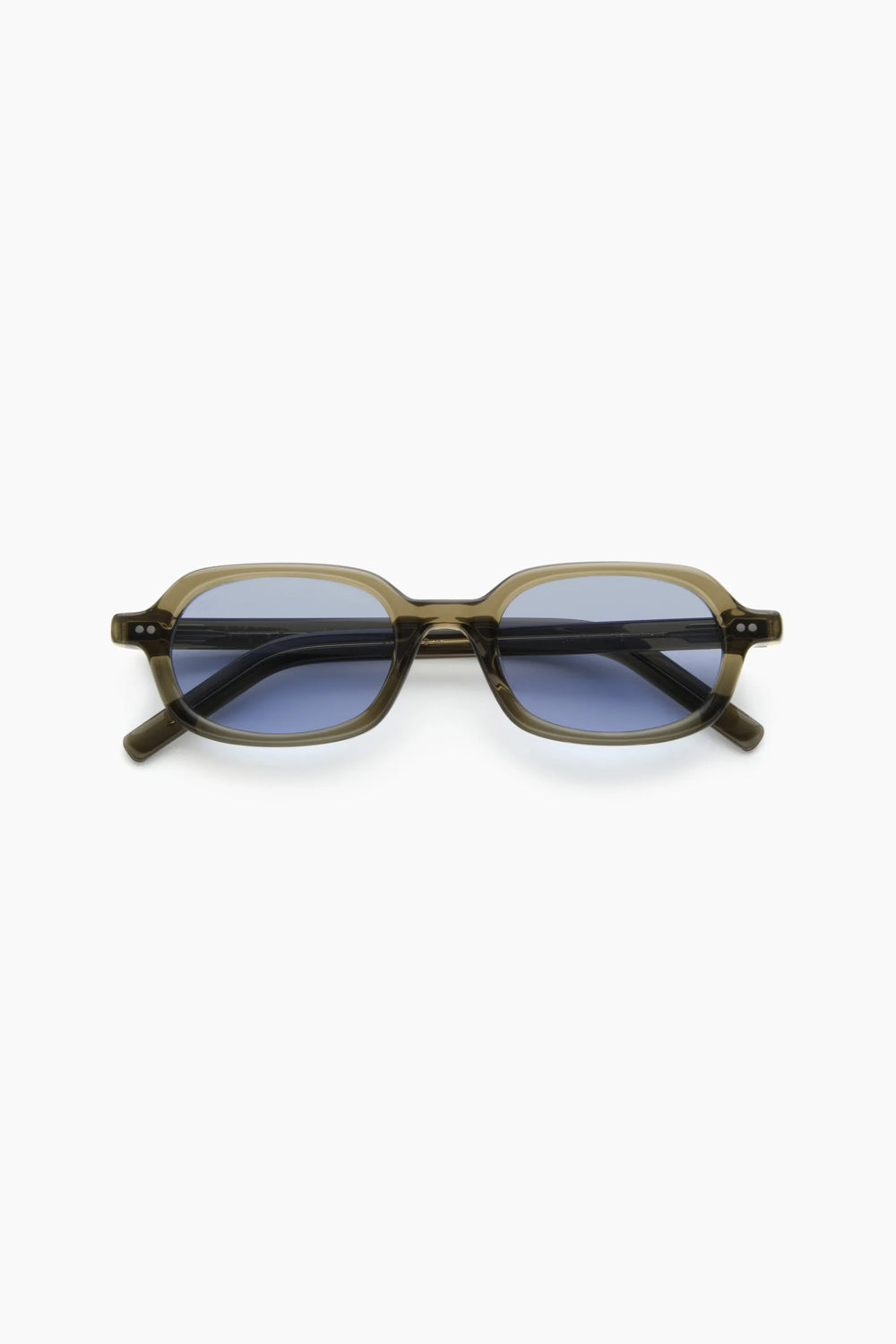 Akila Psyche Olive Green Frame Sky Blue Lens