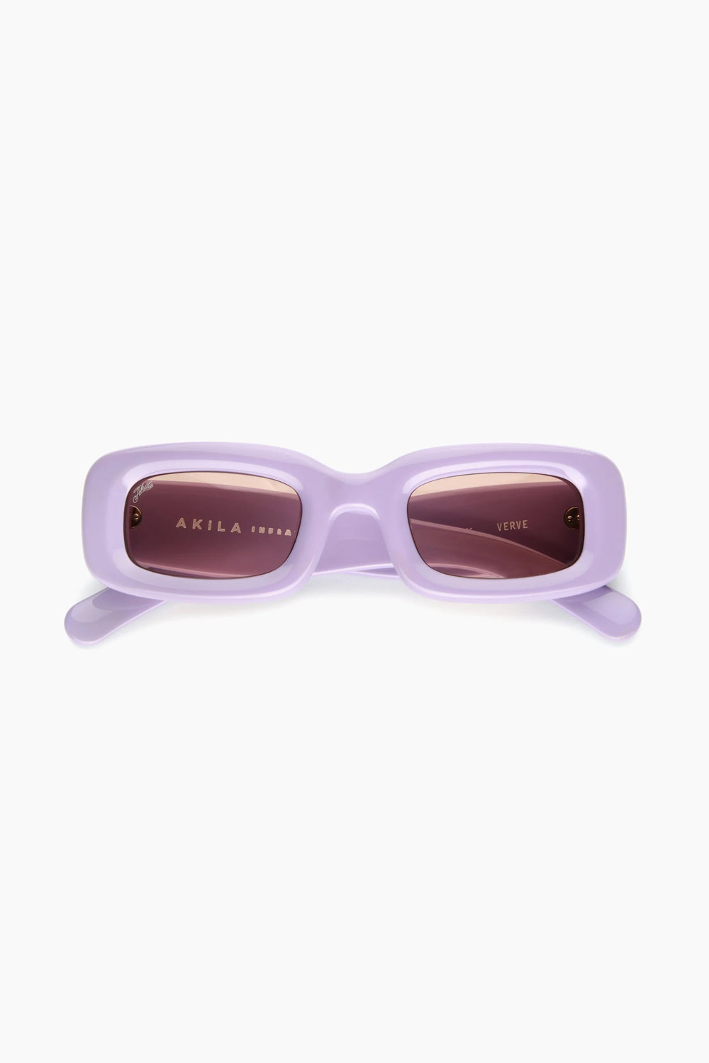 Akila Verve Inflated Lavender Sunglasses Brown Tint