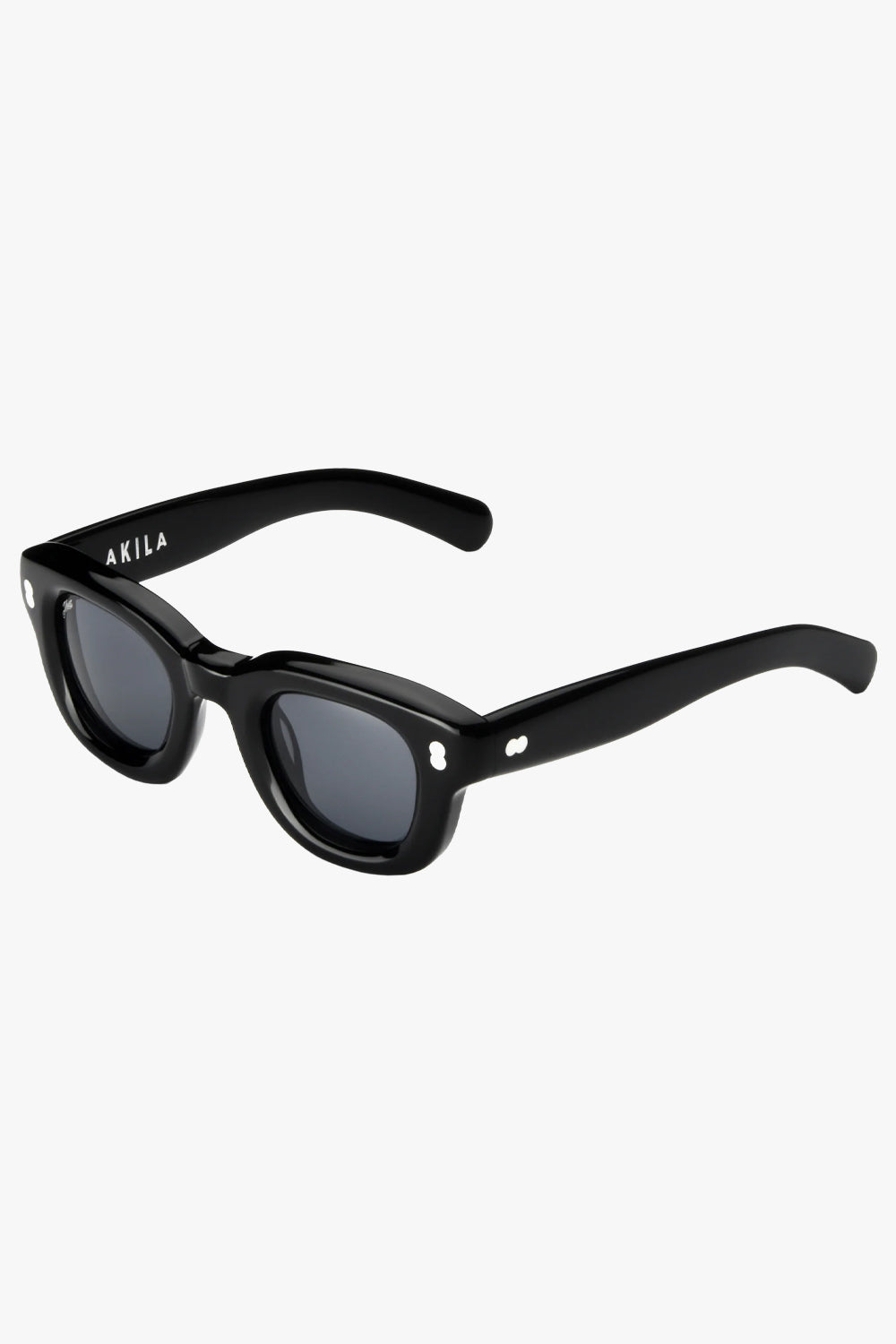 Akila Black Inflated Apollo Sunglasses