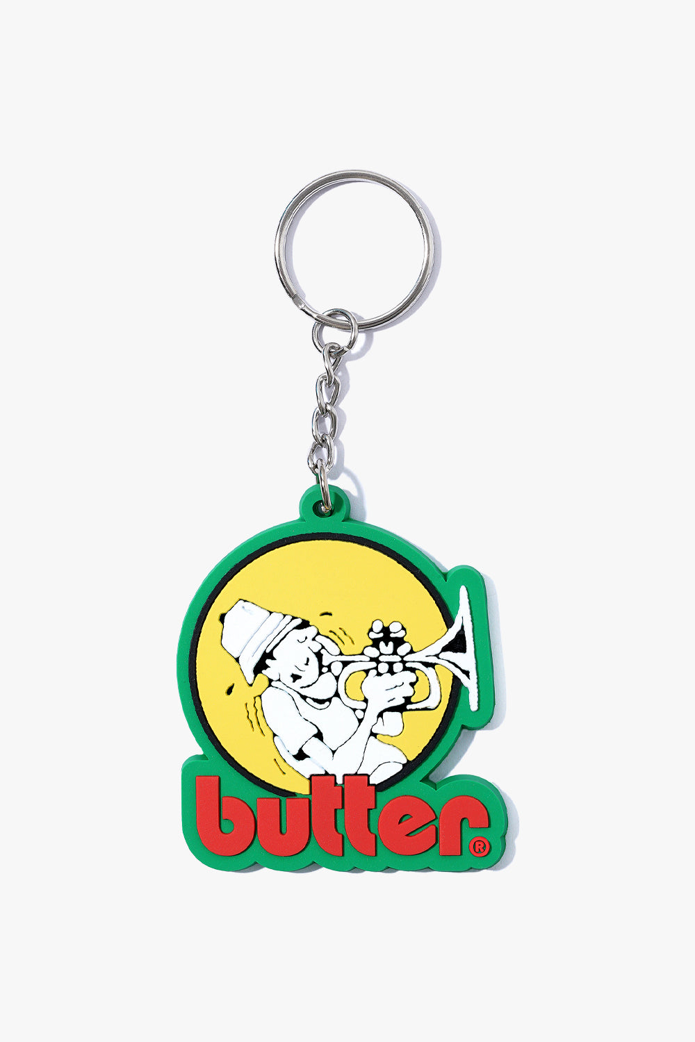Butter Goods Brass Rubber Keychain