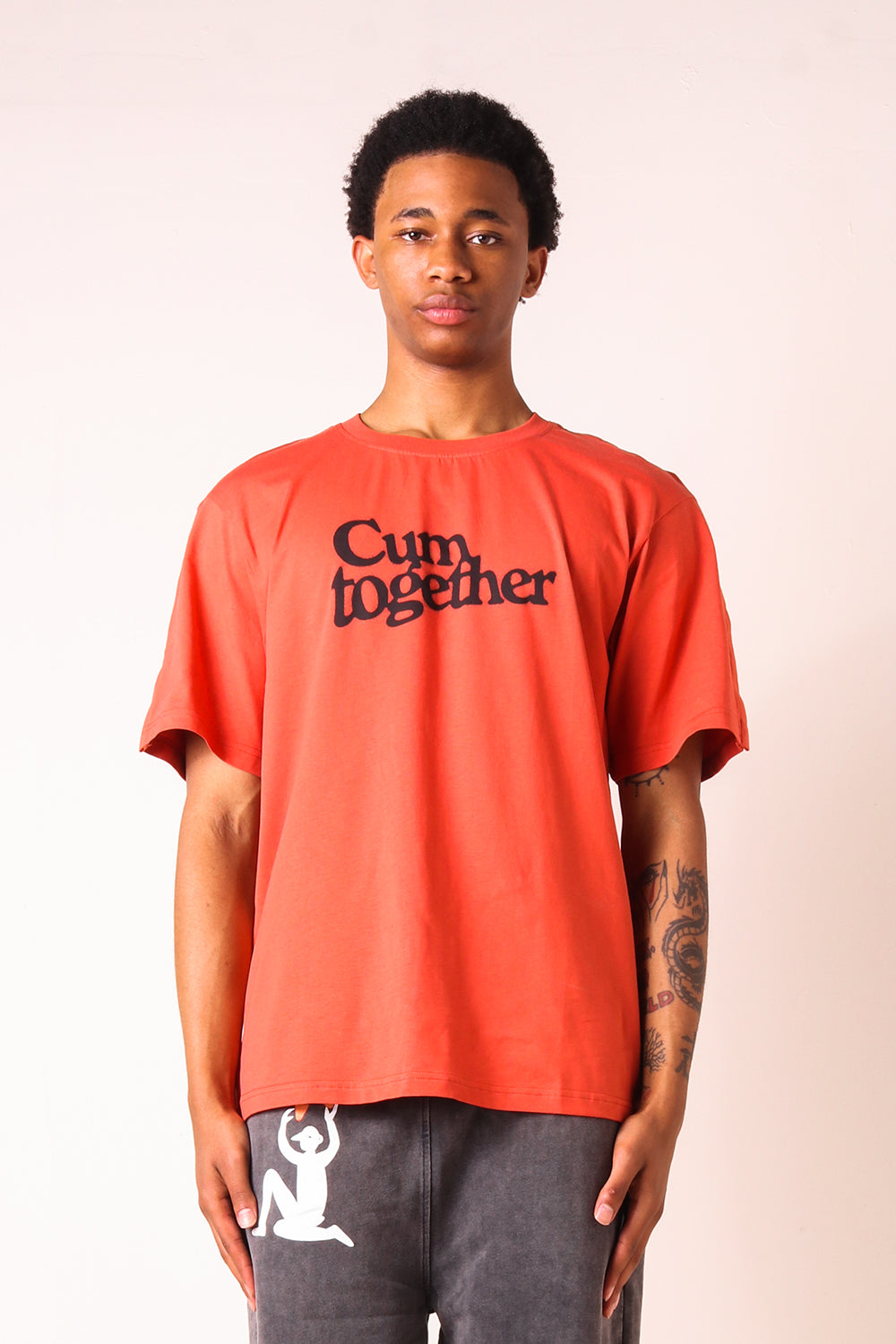 Carne Bollente Cum Together Buttoned Short Sleeve T-Shirt