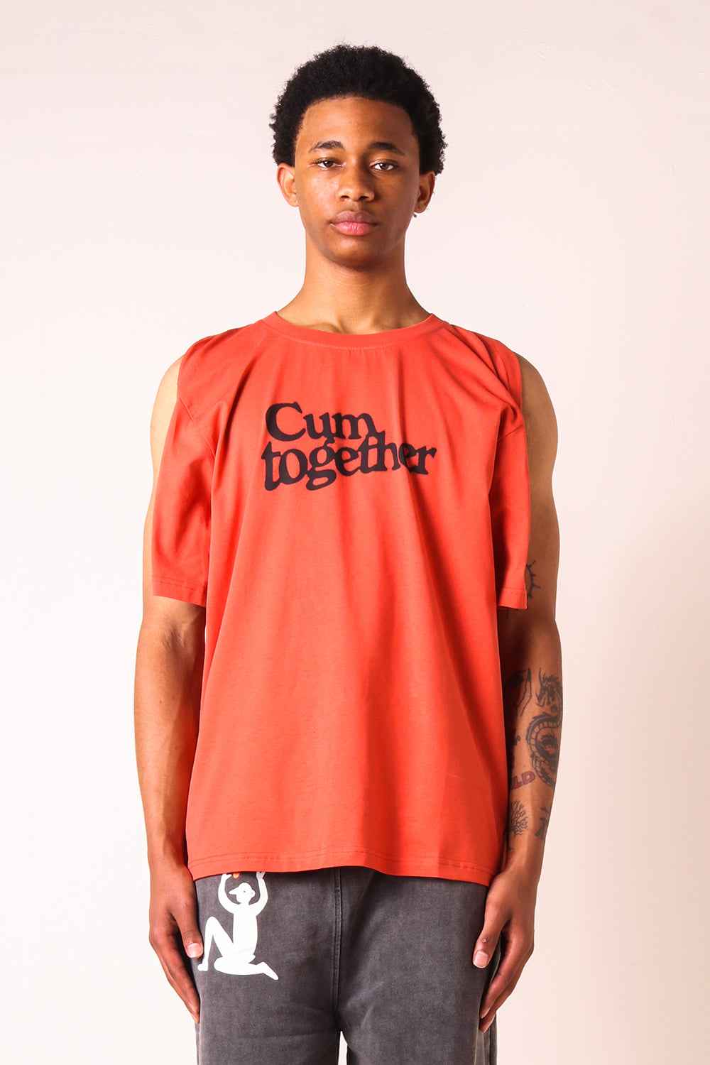 Carne Bollente Cum Together Buttoned Short Sleeve T-Shirt