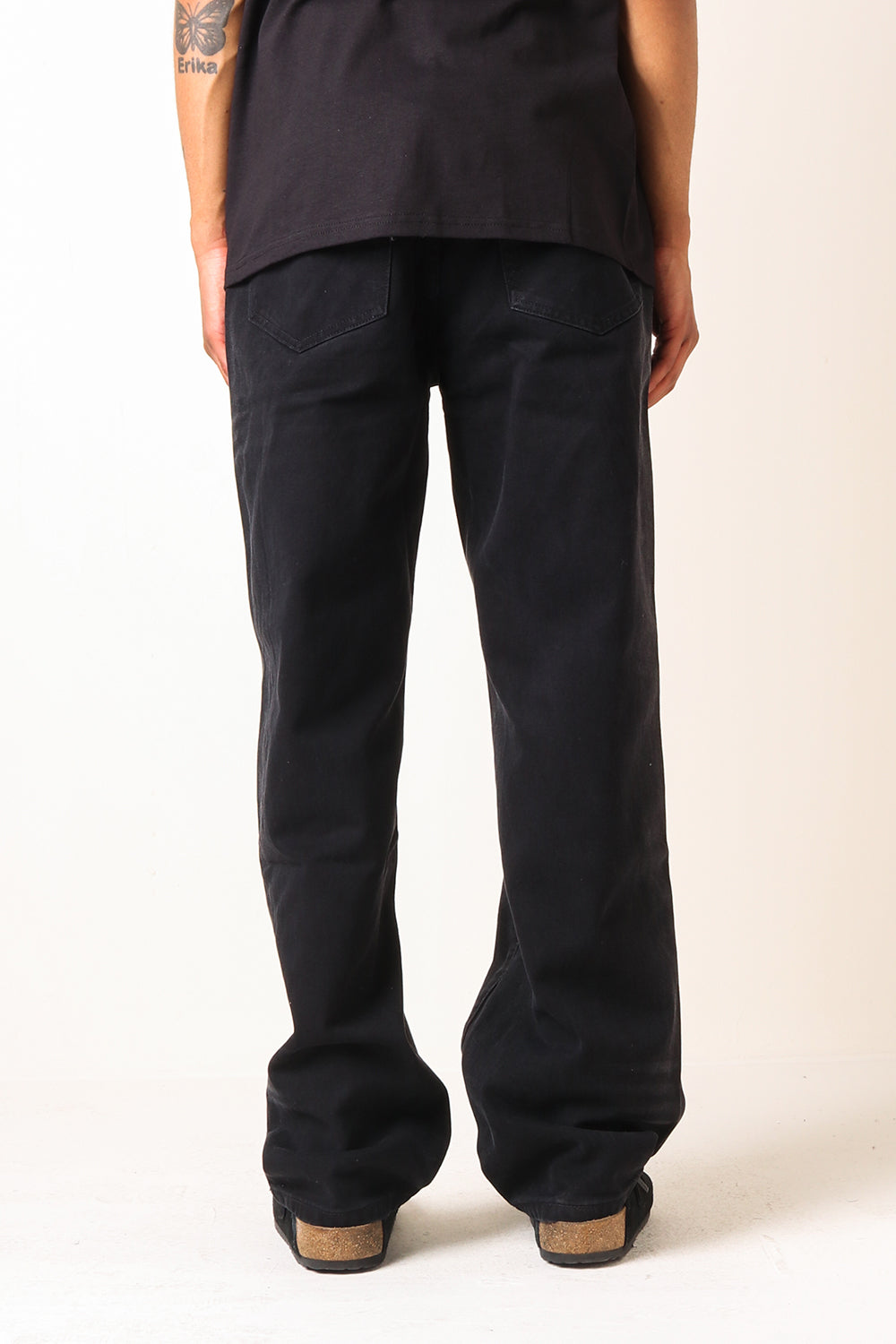 Iggy Black Distressed Out Black Denim