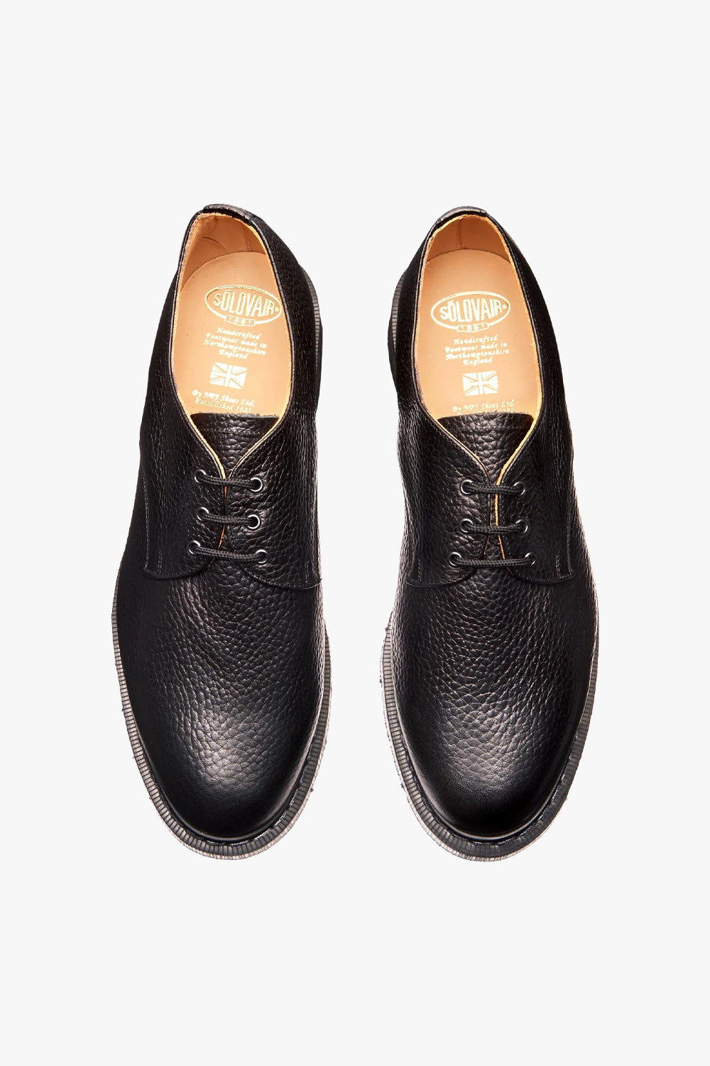 Solovair Soft Grain Gibson 3 Eye Shoe