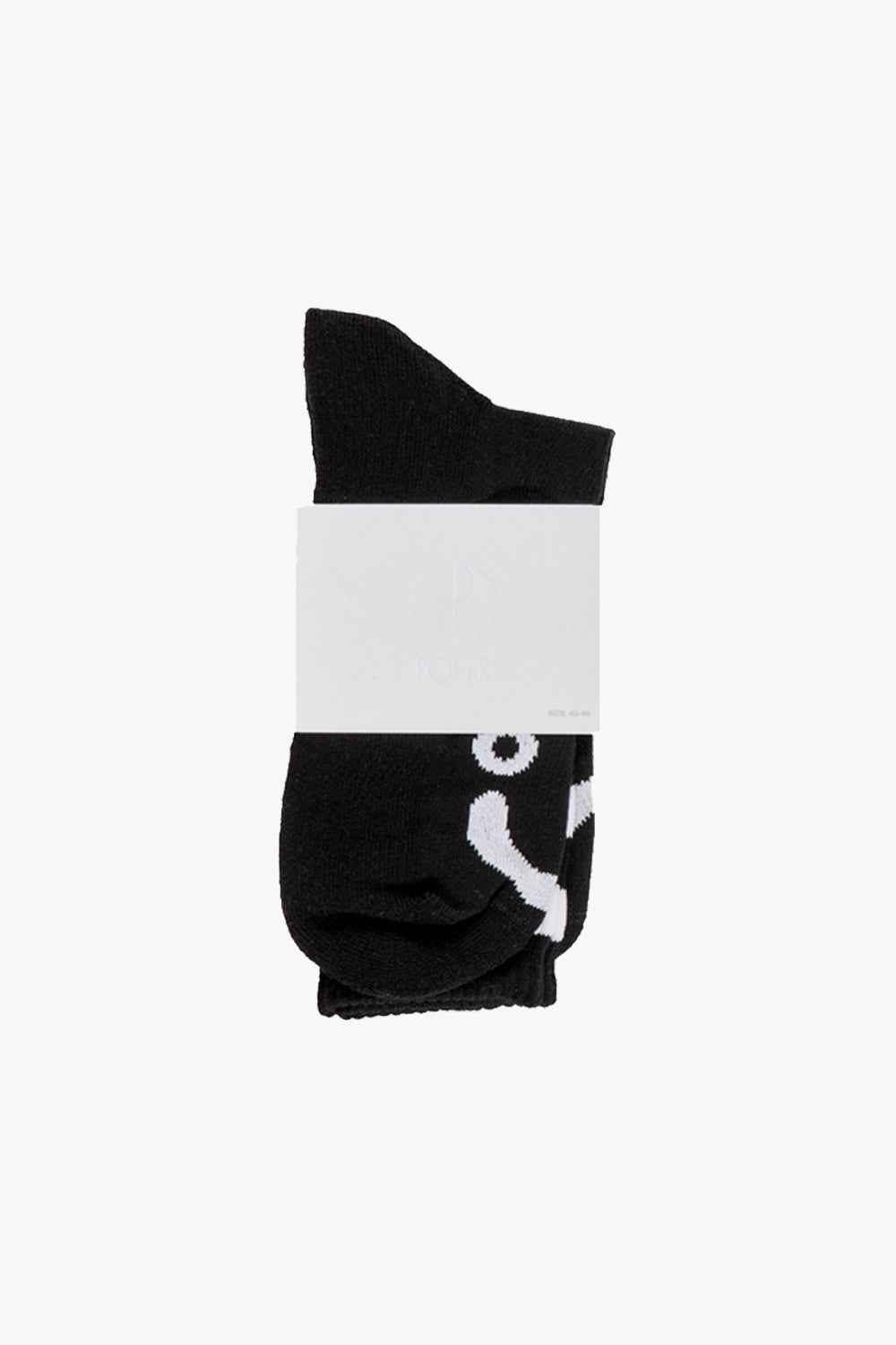 Happy Sad Socks Long - Black