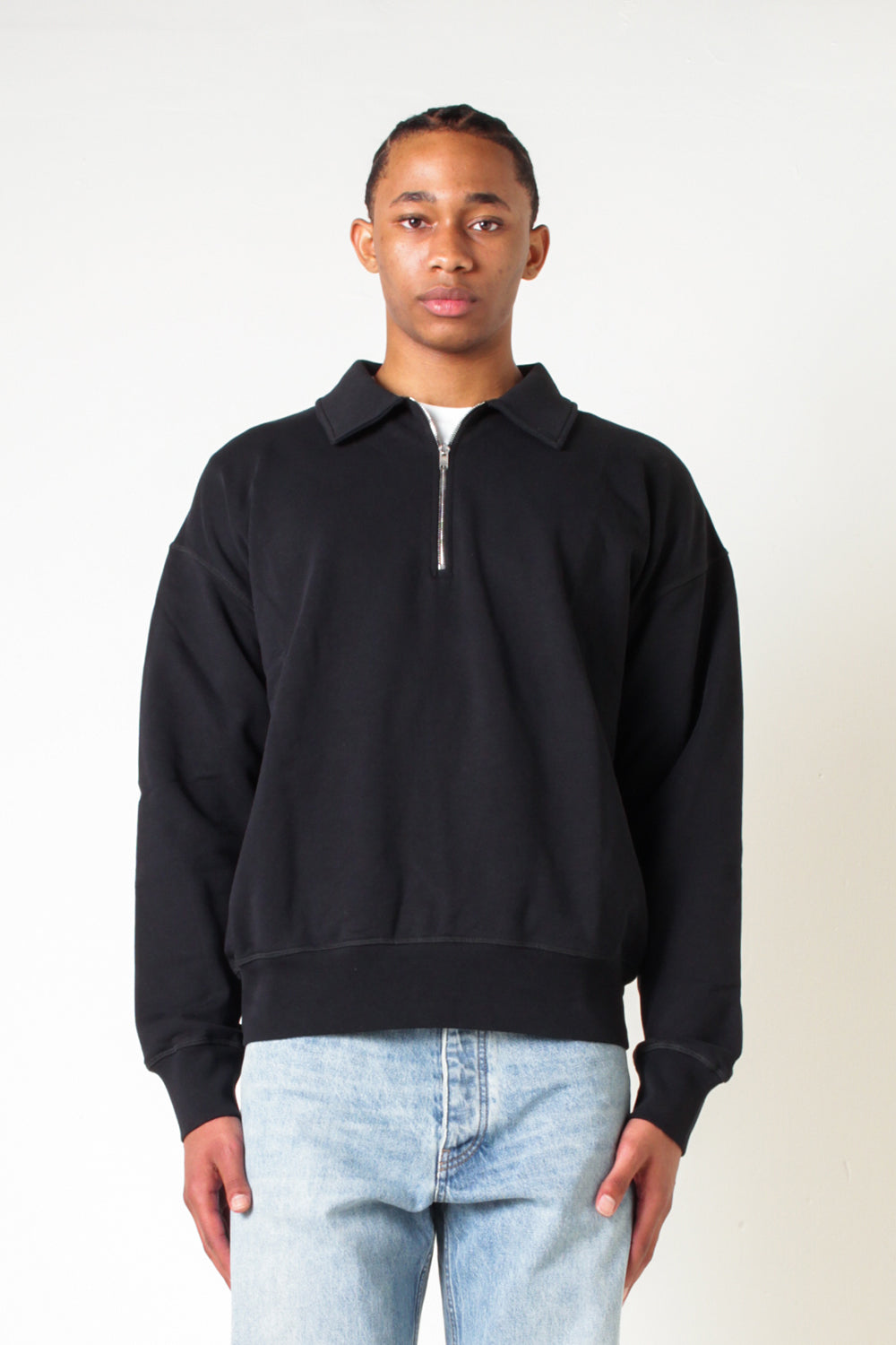 Half zip front sweatshirt 2025