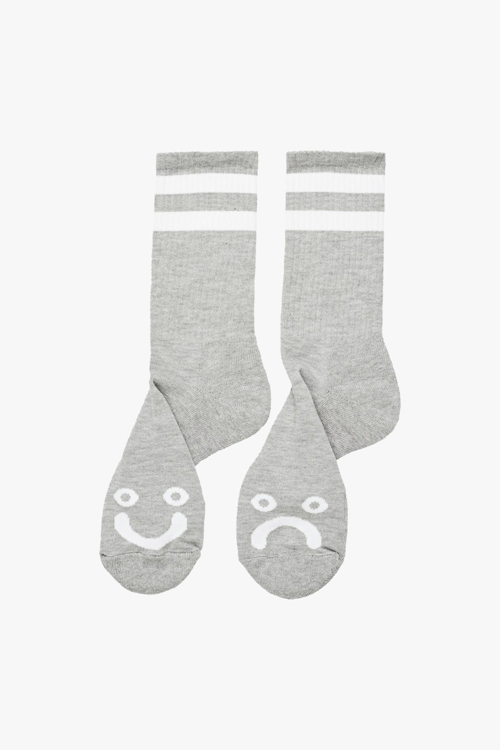 Polar Happy Sad Socks Heather Grey