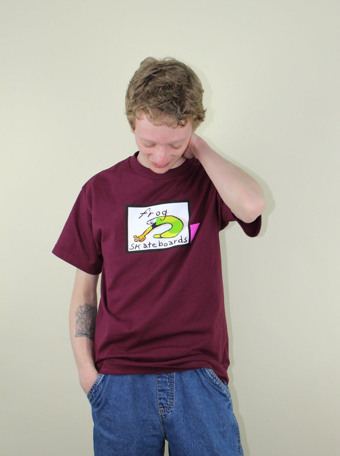 Classic Frog - Burgundy