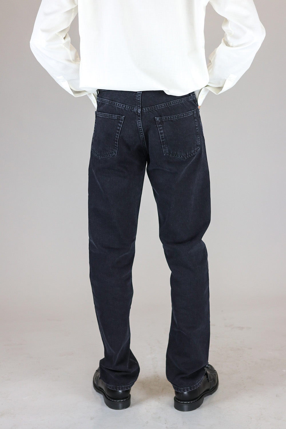 Washed Black Straight Jean