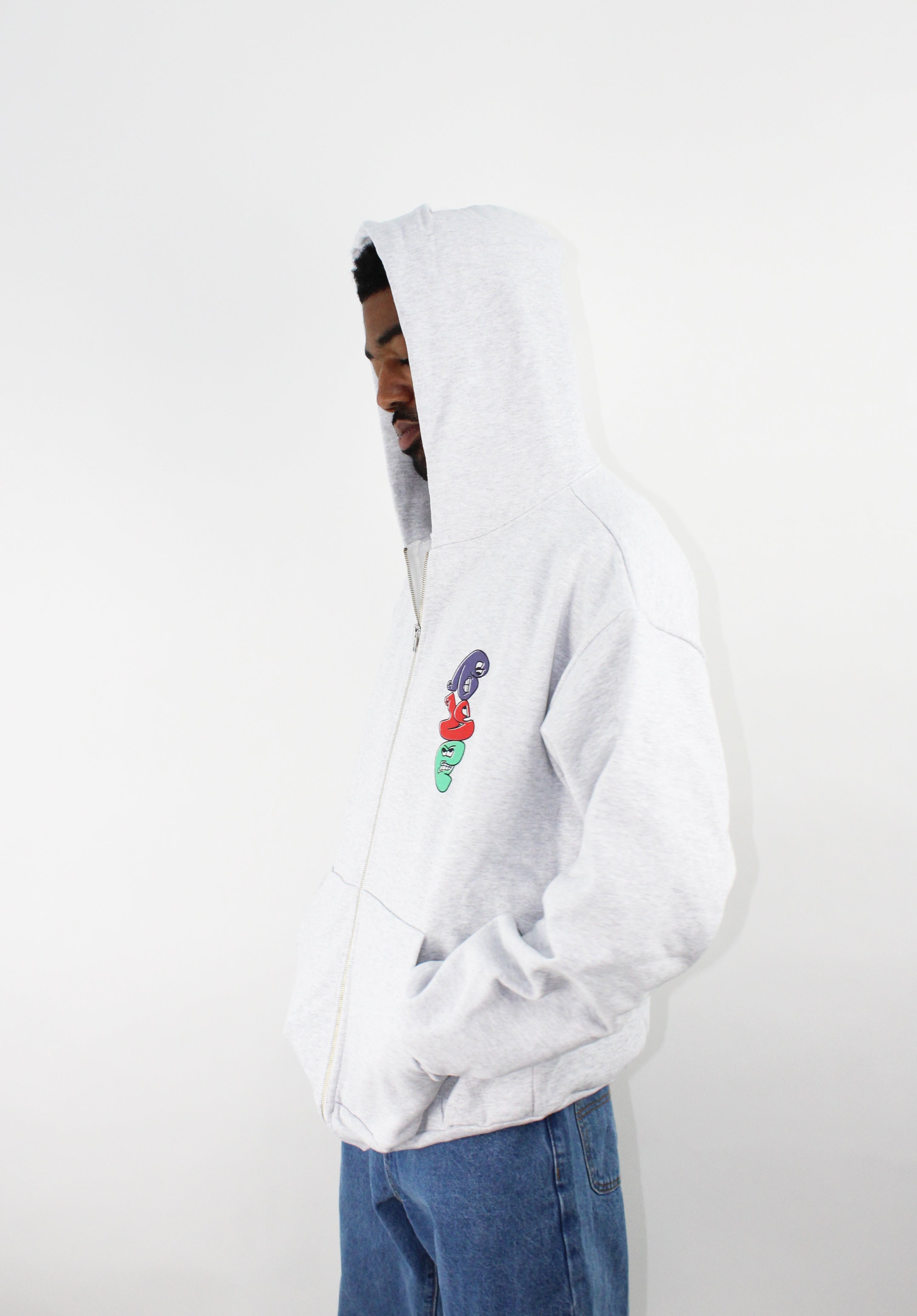BY.E Graff Zip Hoodie