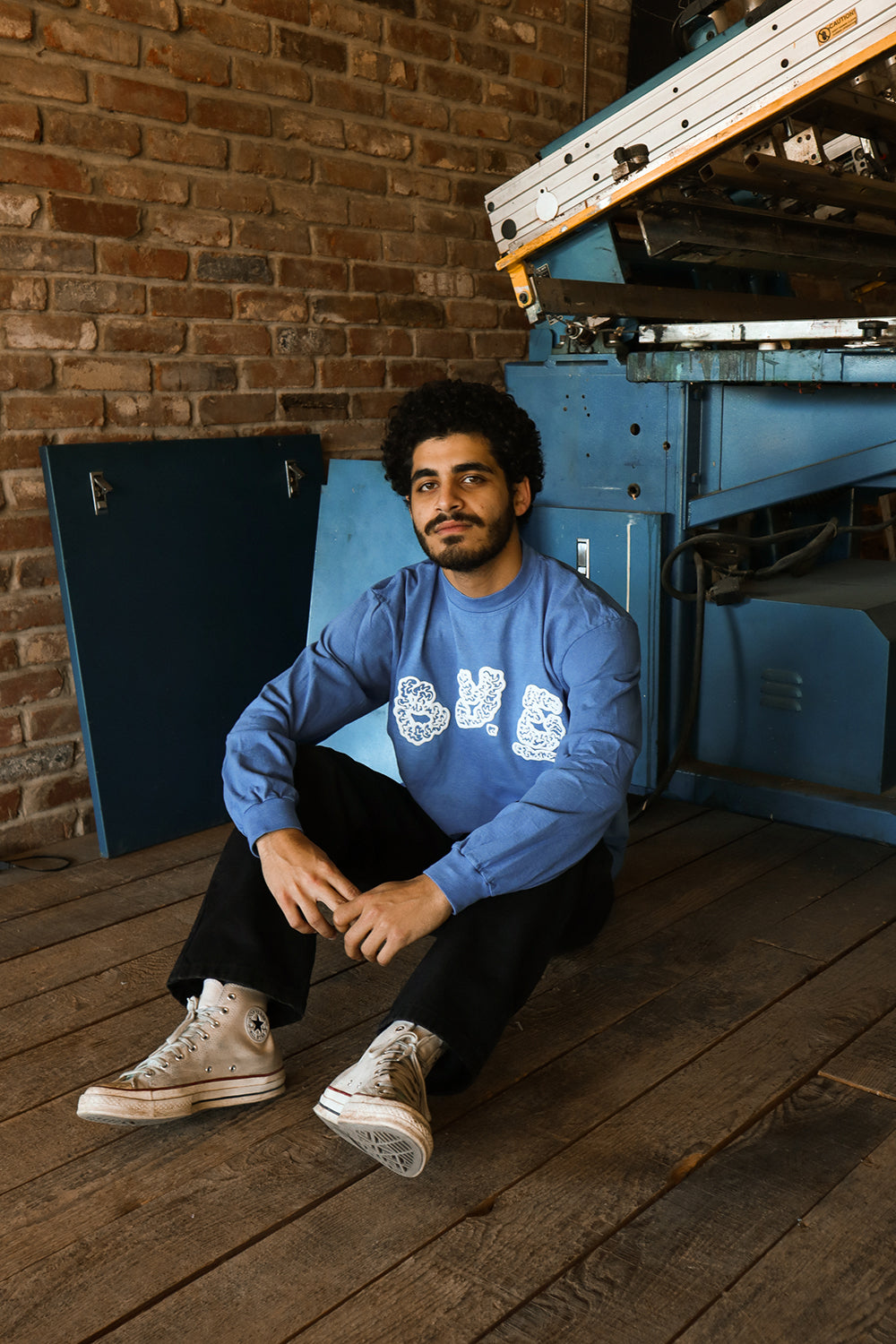 BY.E Intestines Logo Long Sleeve T-Shirt