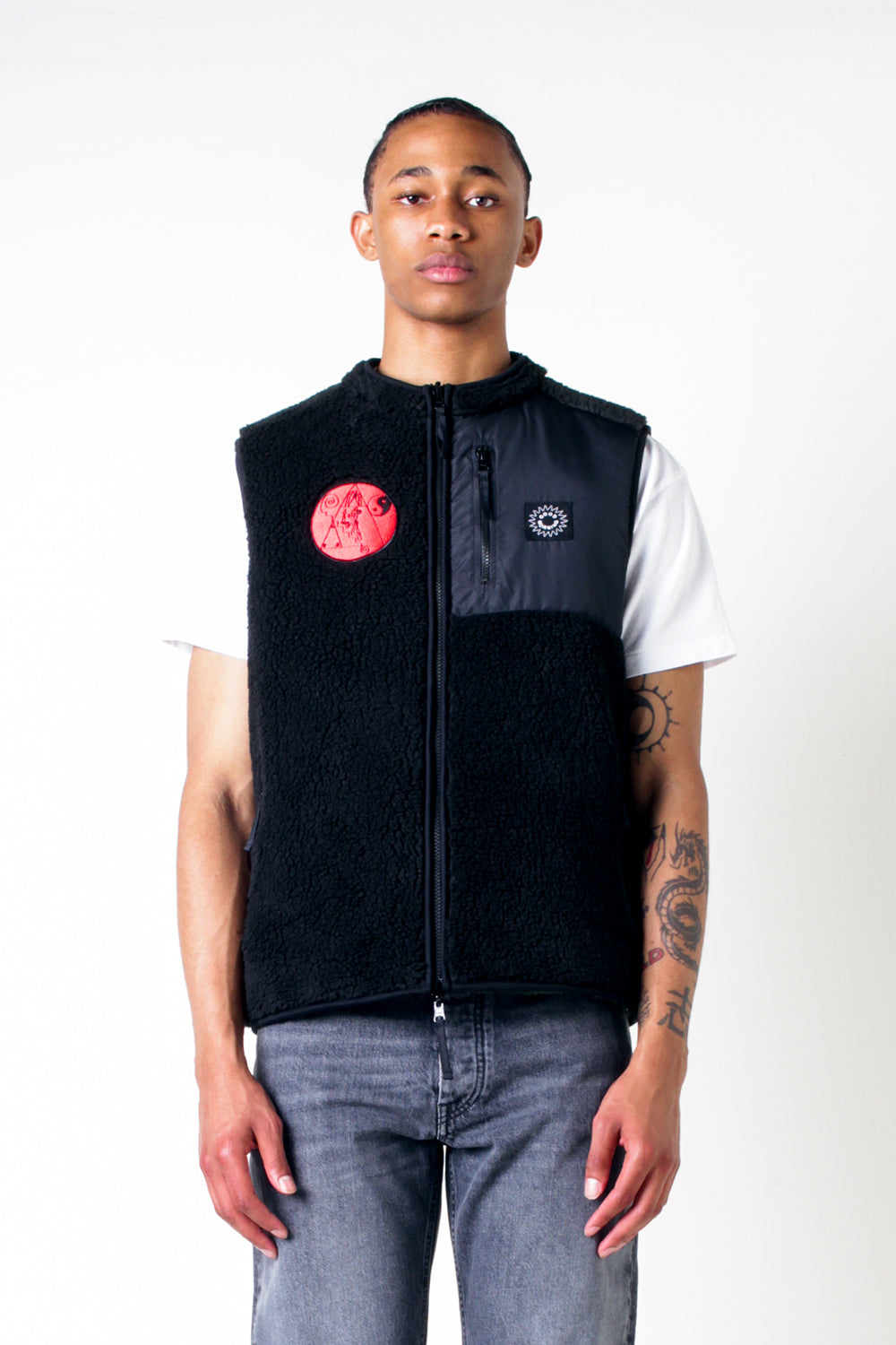 Good Morning Tapes LSD World Peace Reversible Zip Thru Vest
