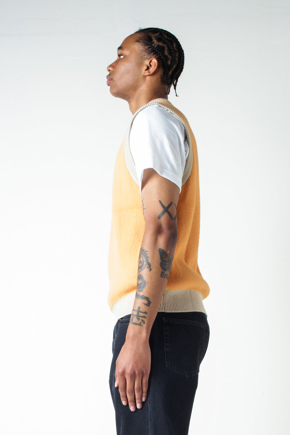 Butter Goods Mohair Knit Sweater Ochre