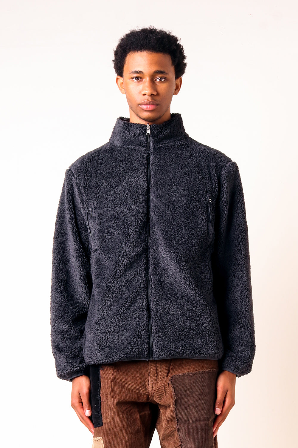 Pop Trading Company Charcoal Plada Fleece