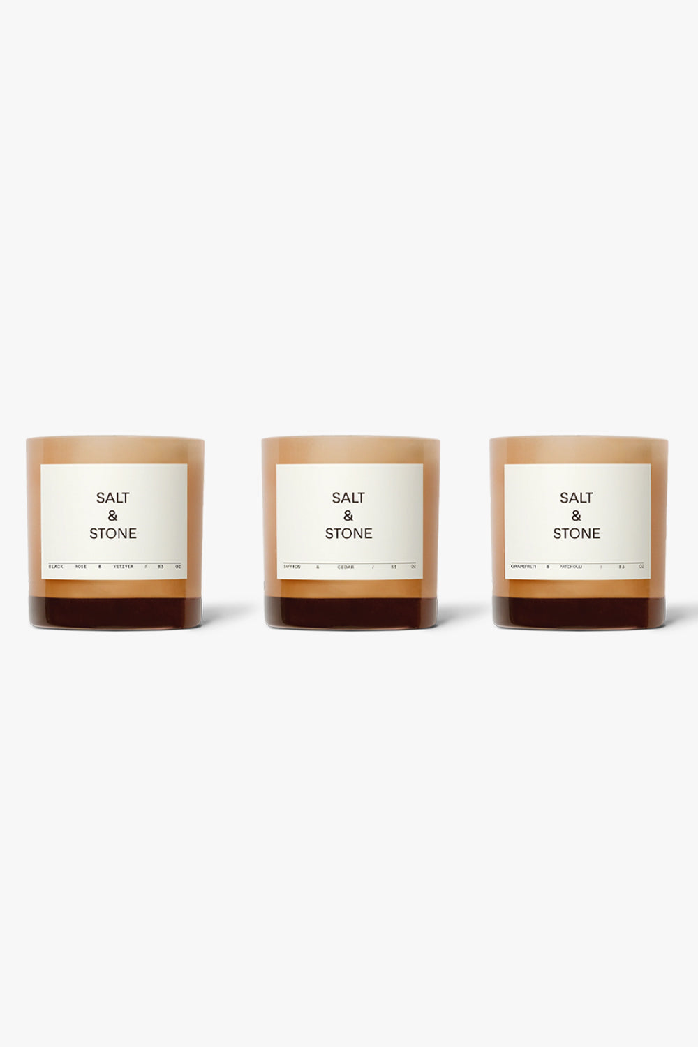 Salt & Stone Candle Trio