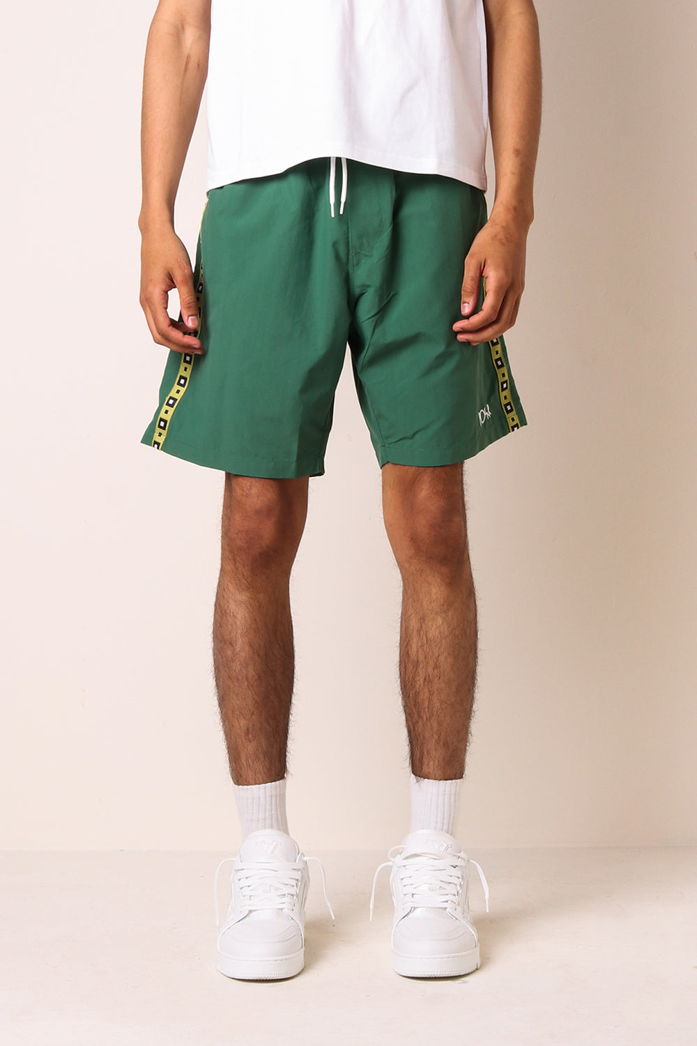 Polar Square Stripe City Swim Shorts Green