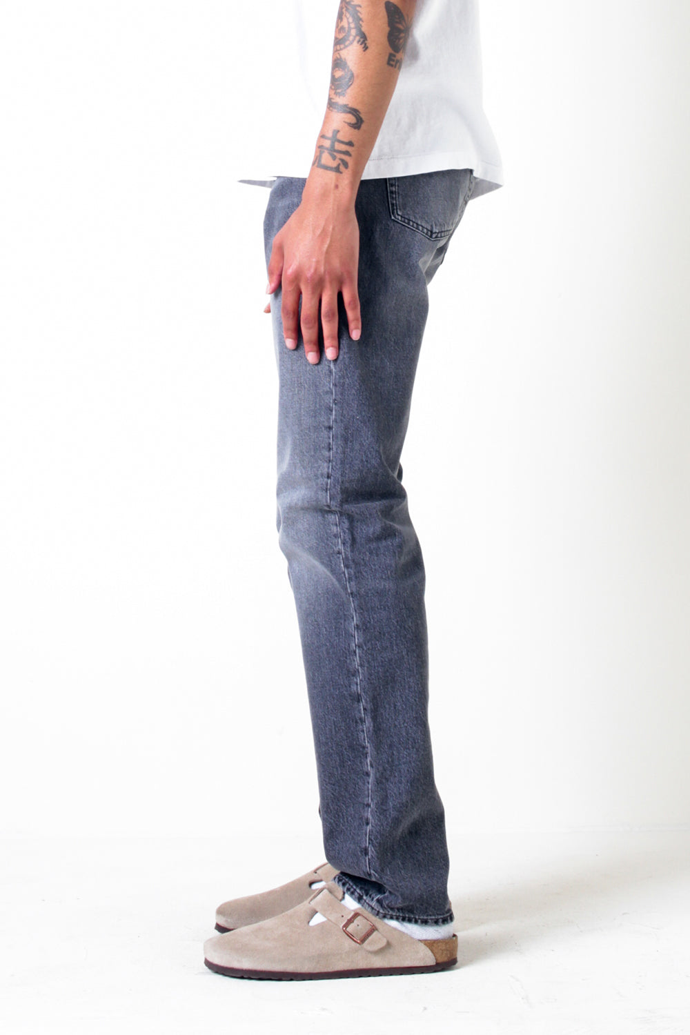 Sunflower Straight Jeans Vintage Black Wash