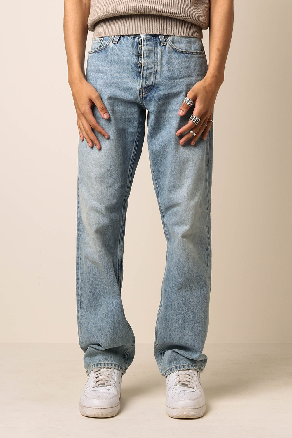 Sunflower Loose Jeans Vintage Blue Wash