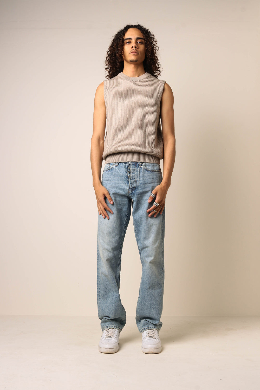 Sunflower Loose Jeans Vintage Blue Wash – BY.EVERYONE