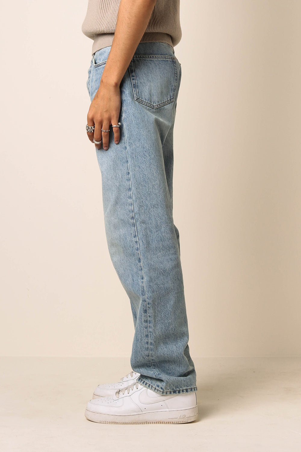 Sunflower Loose Jeans Vintage Blue Wash