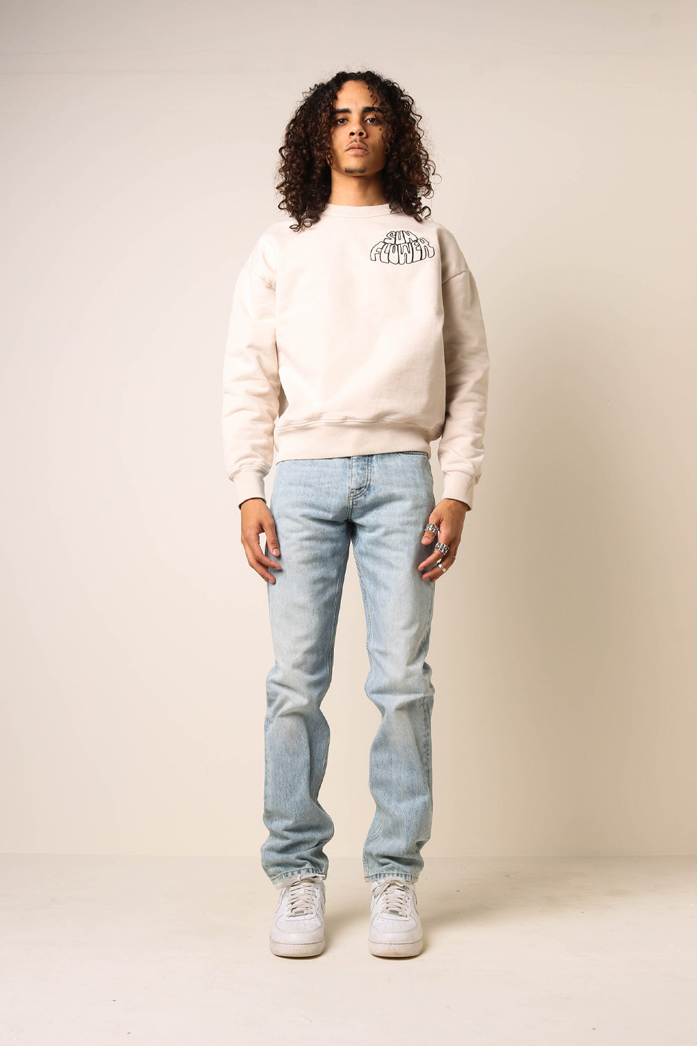 パンツ sunflower standard denim Sunflower Standard Jeans Vintage Light Wash Blue – BY.EVERYONE