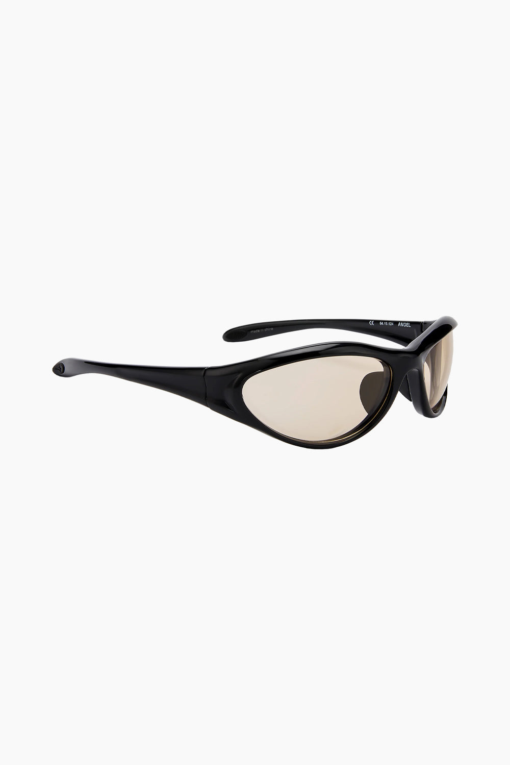 Bonnie Clyde Black Angel Sunglasses Brown Tint
