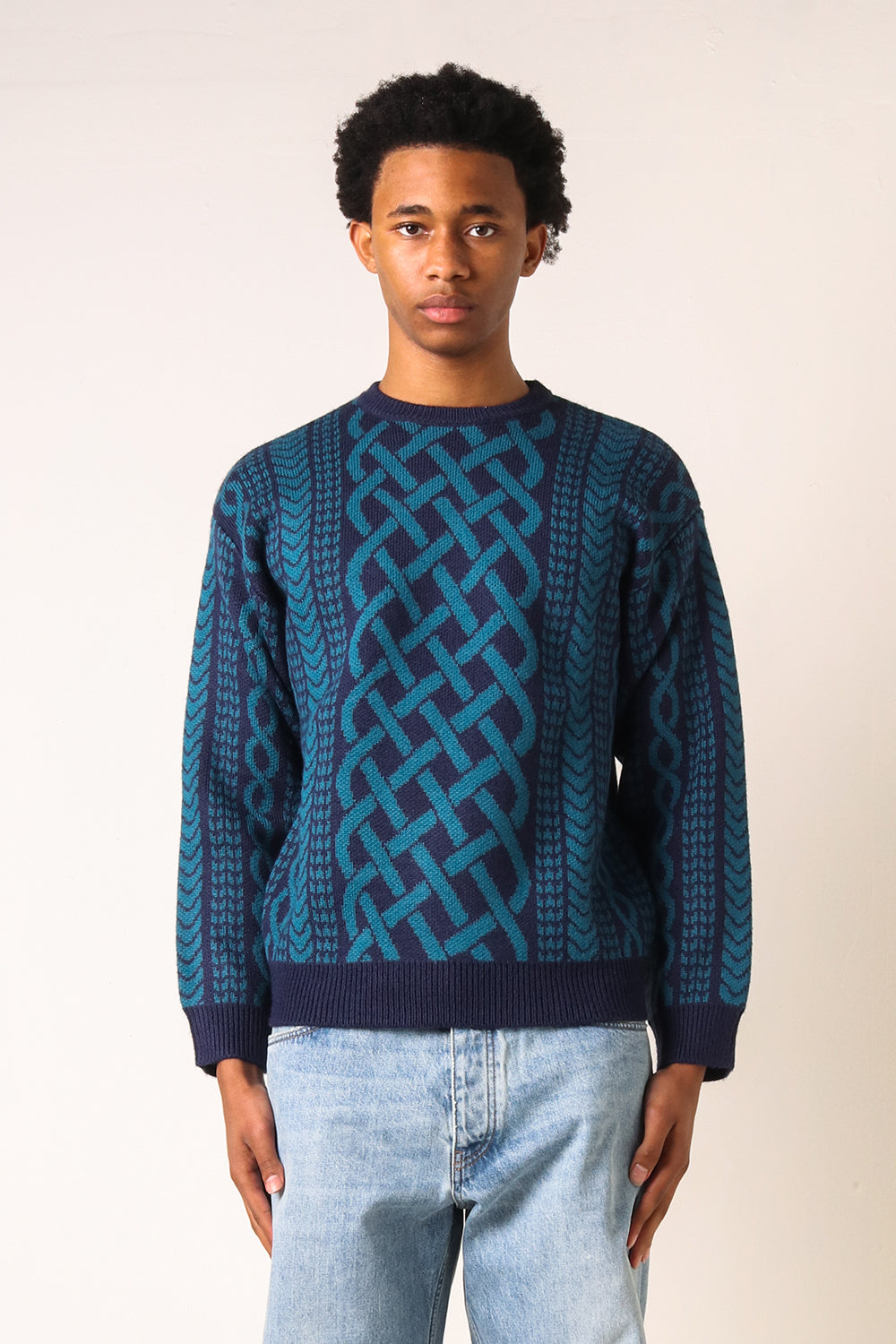 Iggy Drawn Cable Knit Sweater