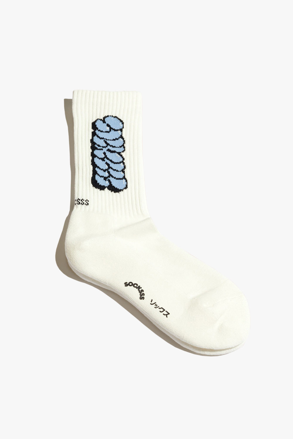 Socksss Dunkin Douglas in White