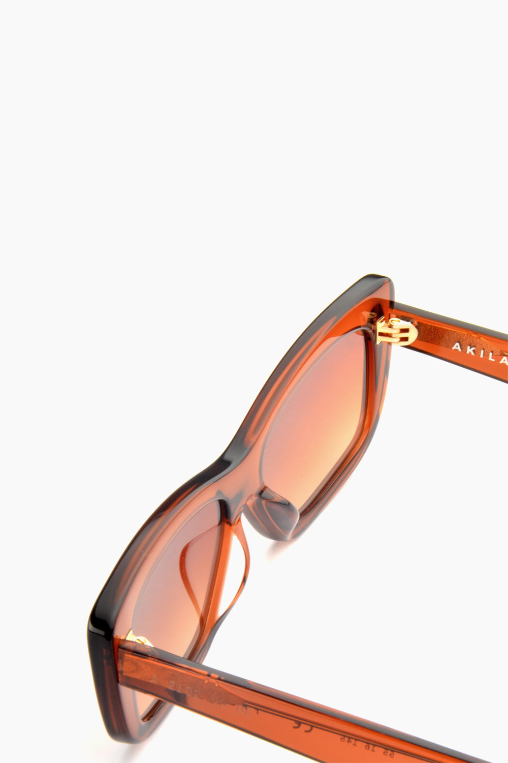 Akila Frenzy Sunglasses Bronze Gradient Amber