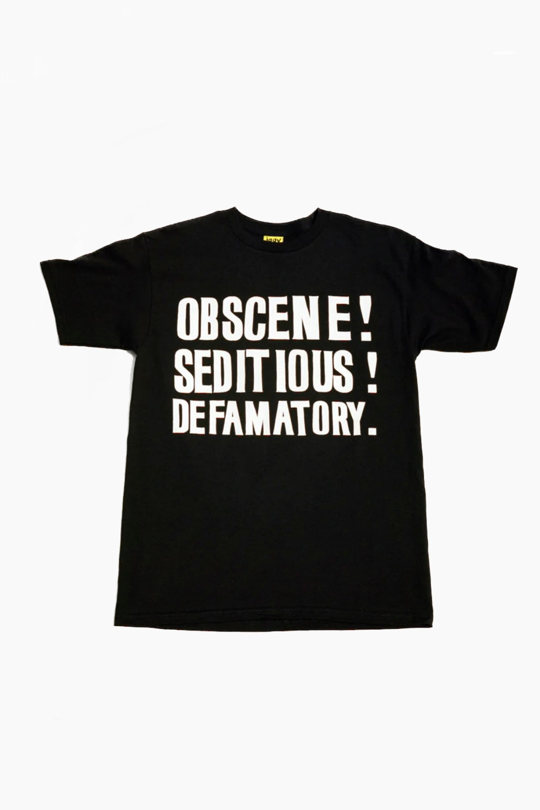 Iggy Obscene Seditious Defamatory Short Sleeve T-Shirt
