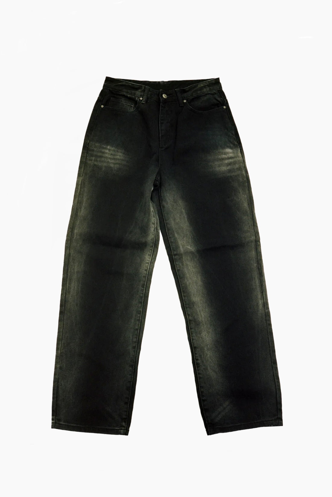 Iggy Black Distressed Out Black Denim