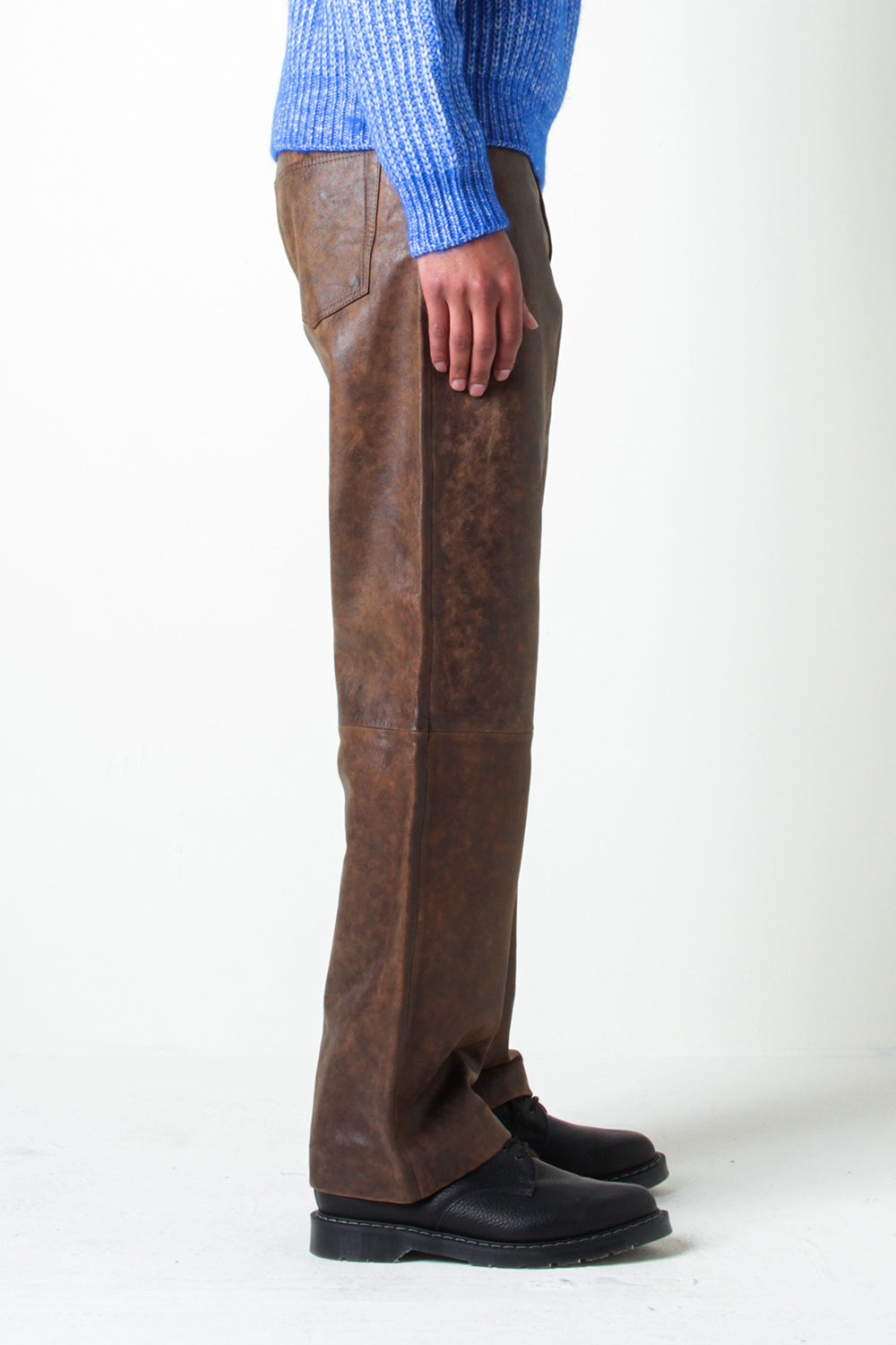 Sunflower Loose Leather Trousers